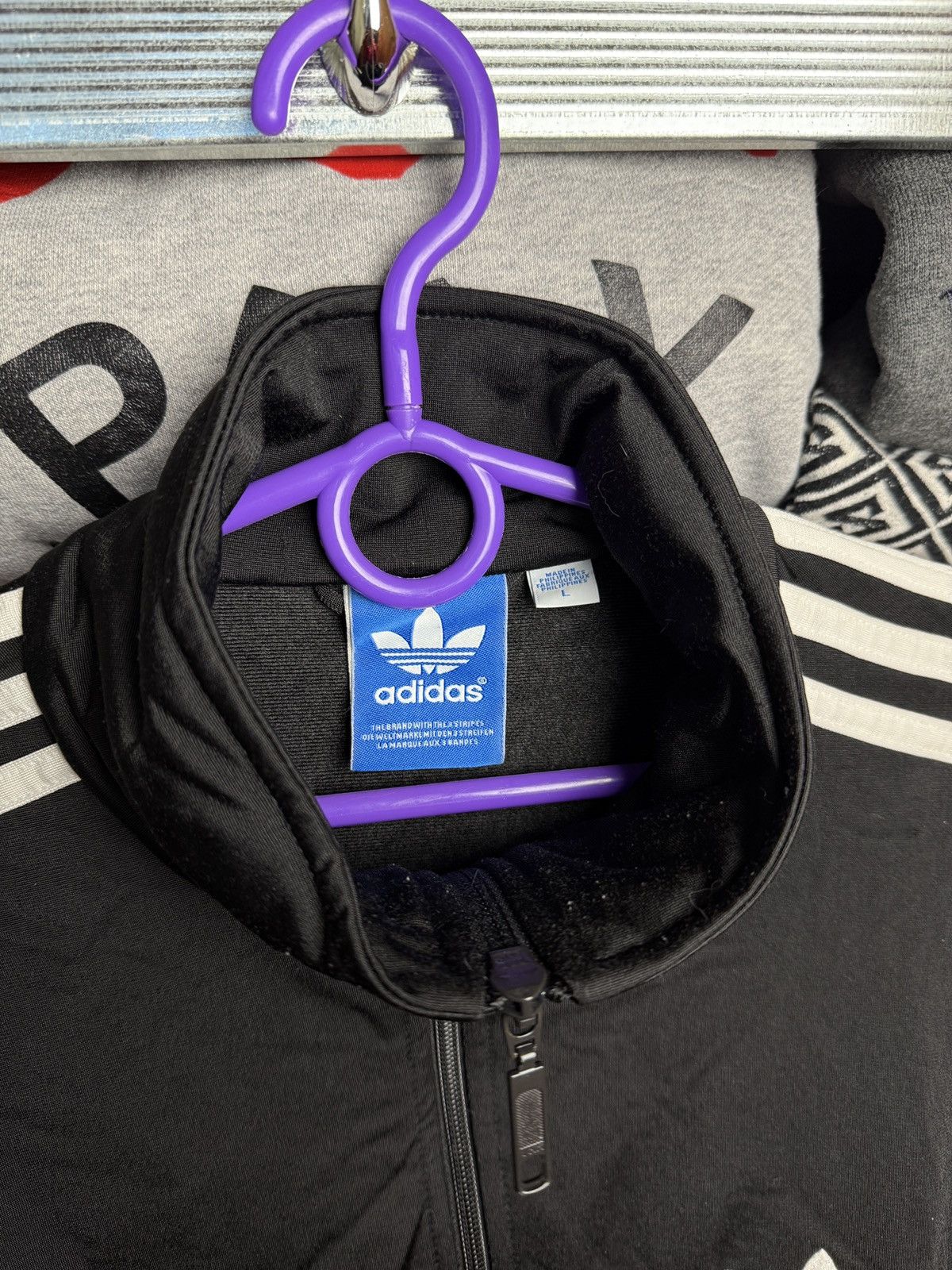 Adidas Adidas Track Jacket Hoodie Zip Sweatshirt Sweater Olympic Size US L / EU 52-54 / 3 - 8 Thumbnail