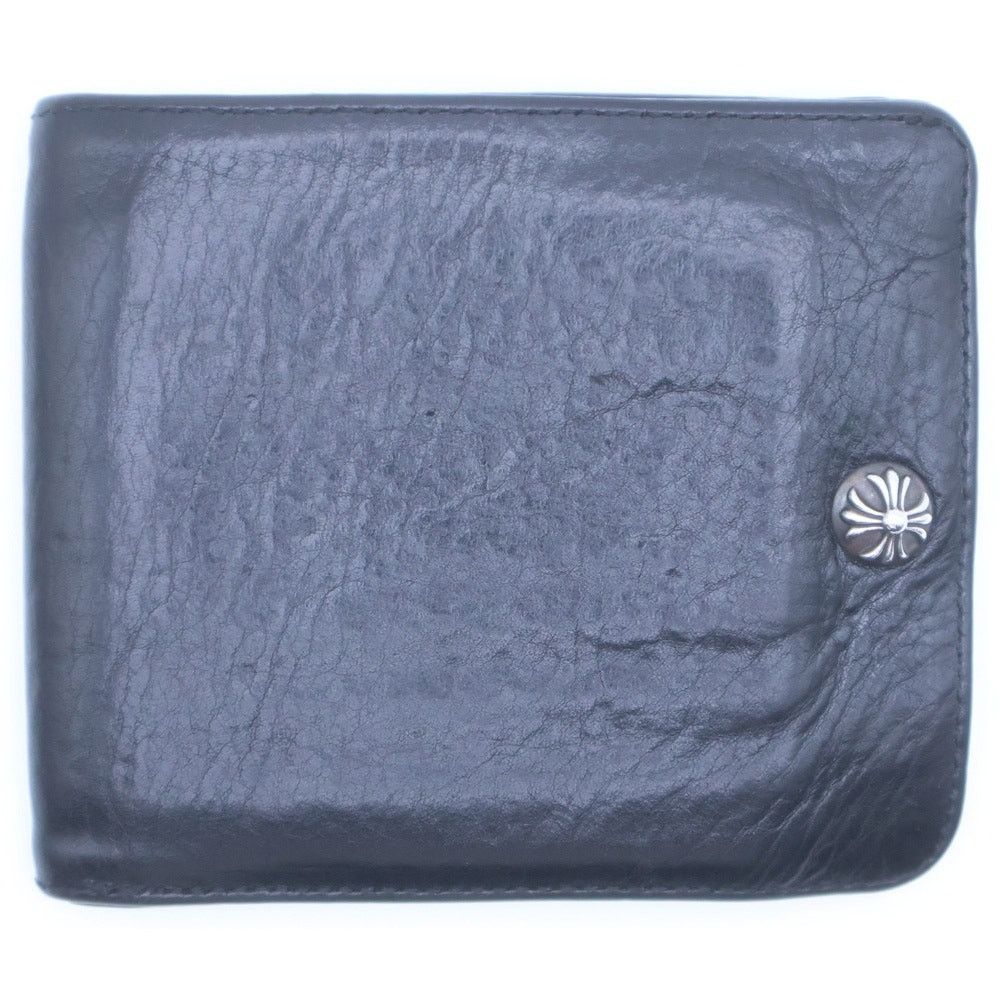 Chrome Hearts Chrome Hearts Snap Cross Button Leather Wallet Size ONE SIZE - 1 Thumbnail