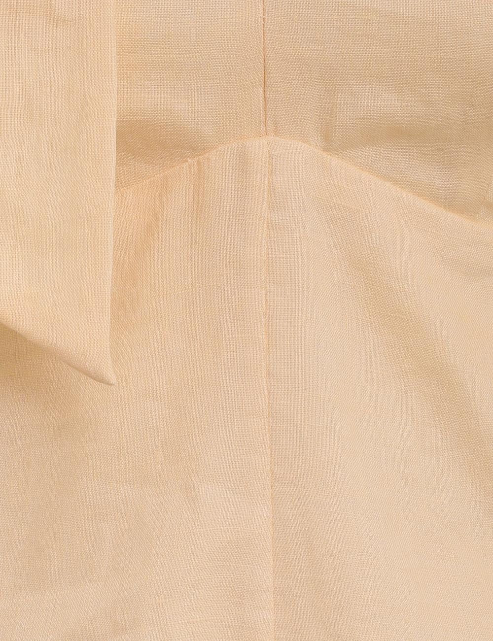Zimmermann oc11z0425 Tie Neck Midi Dress in Butter Size XL / US 12-14 / IT 48-50 - 6 Thumbnail