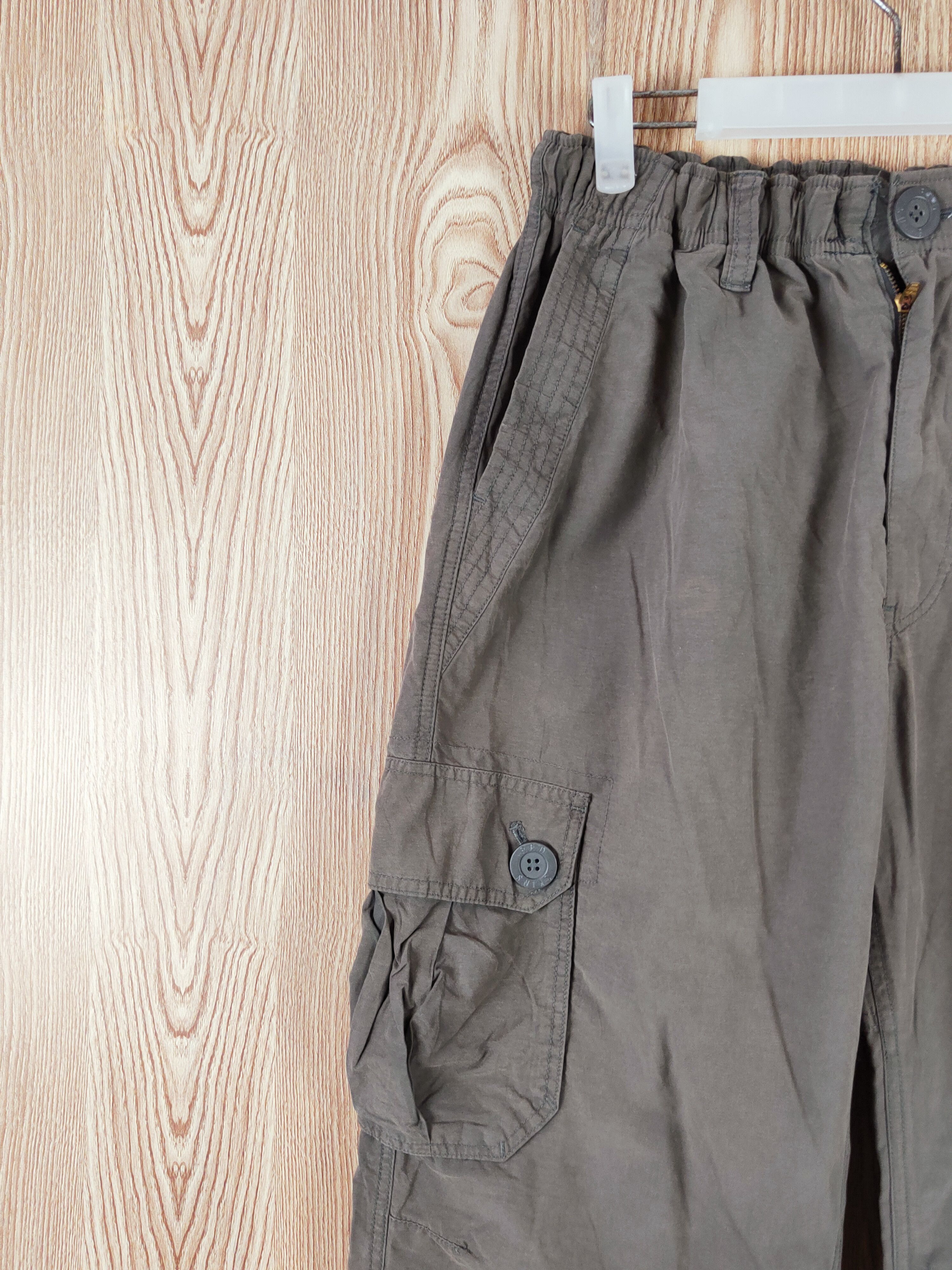 Japanese Brand Redskins Olive Faded Multipocket Tactical Cargo Pants #W527 Size US 30 / EU 46 - 3 Thumbnail