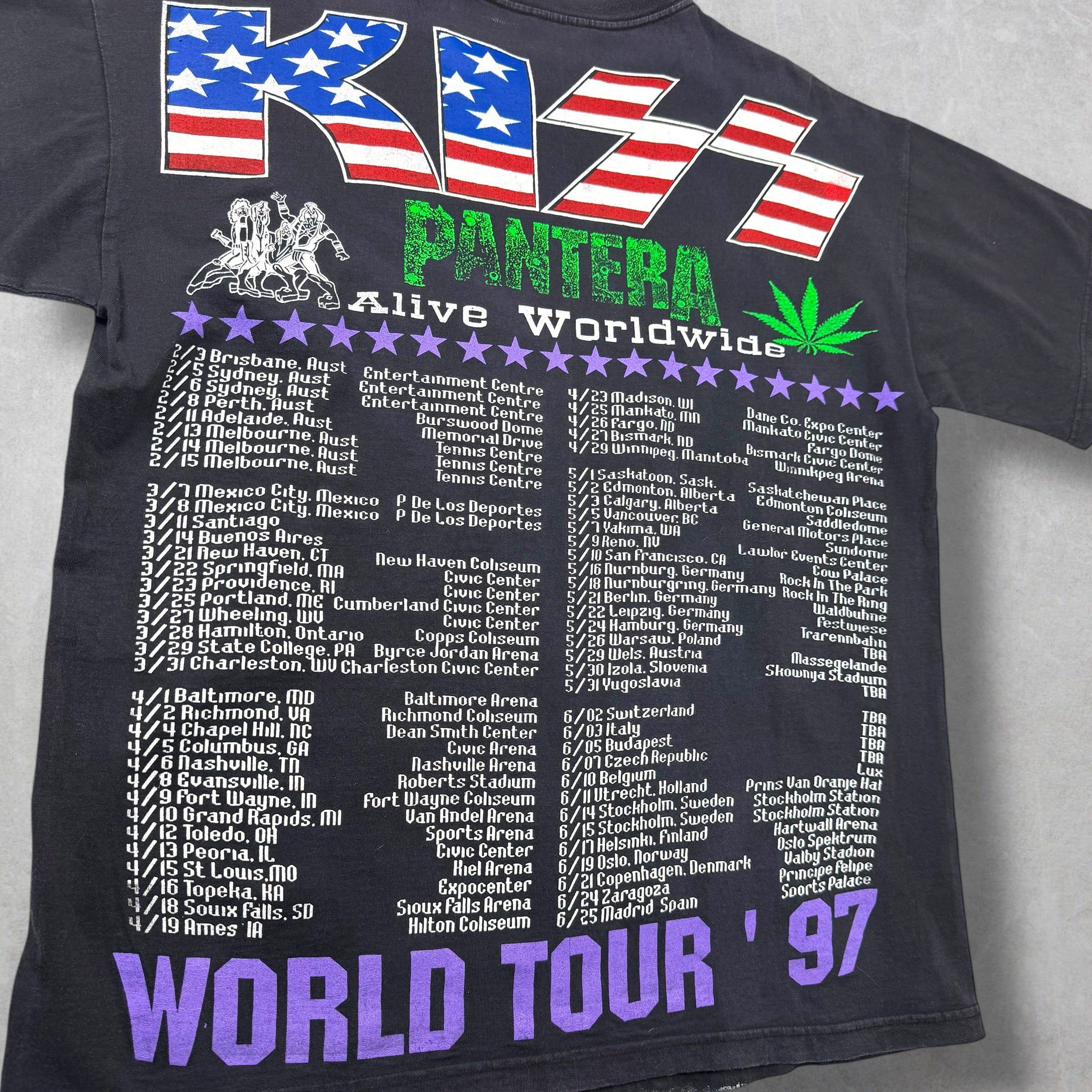 Vintage Vintage '97 Resurreccion Kiss & Pantera Tour Tee XL Size US XL / EU 56 / 4 - 6 Thumbnail