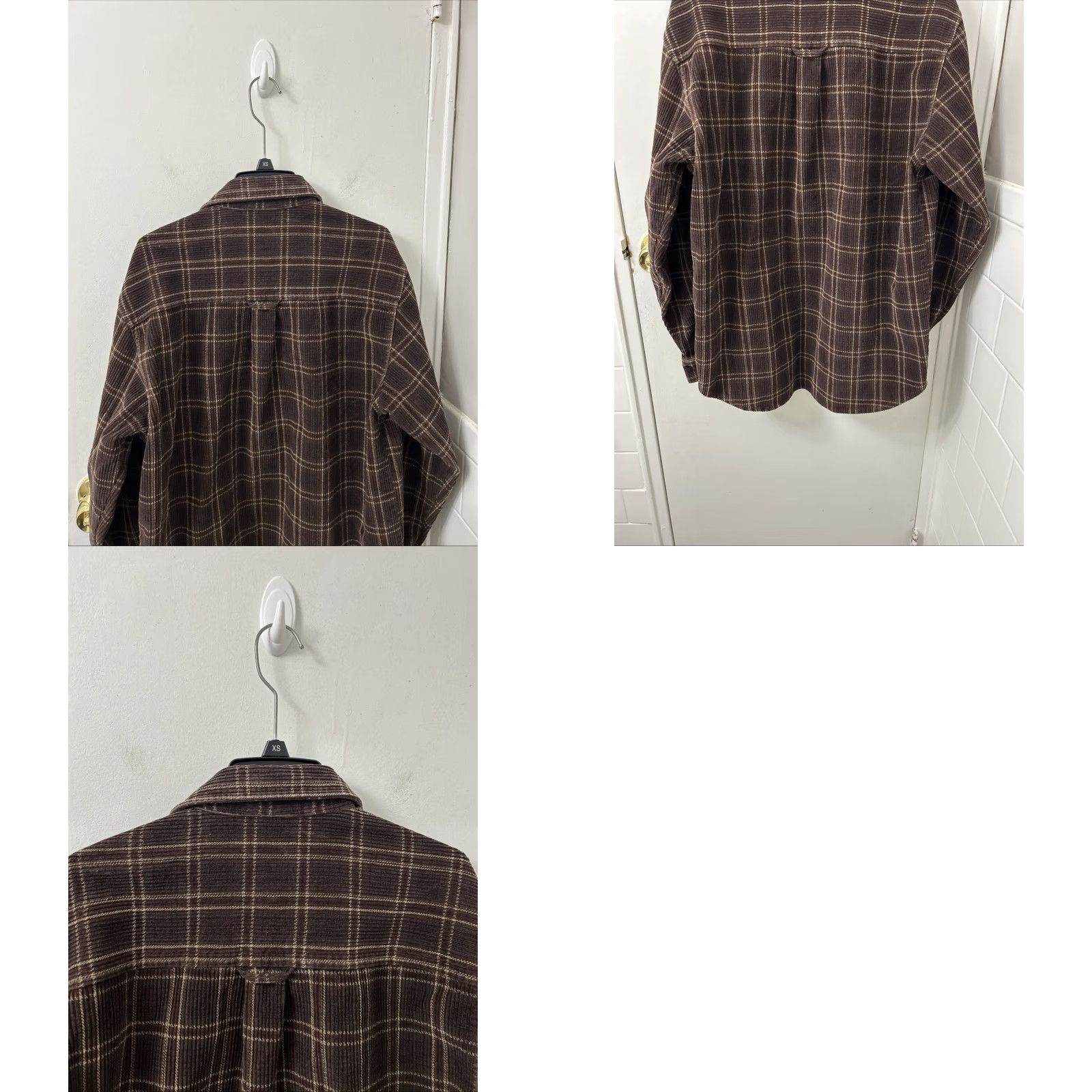 Disney VINTAGE Walt Disney World Corduroy Shirt Mens S Brown Tigger Plaid Button Down Size US S / EU 44-46 / 1 - 8 Thumbnail