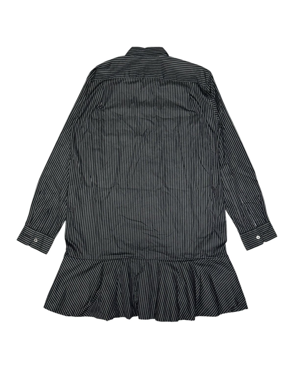 Comme des Garcons Homme Plus F/W 23 Stripe Peplum Shirt Size US S / EU 44-46 / 1 - 3 Thumbnail