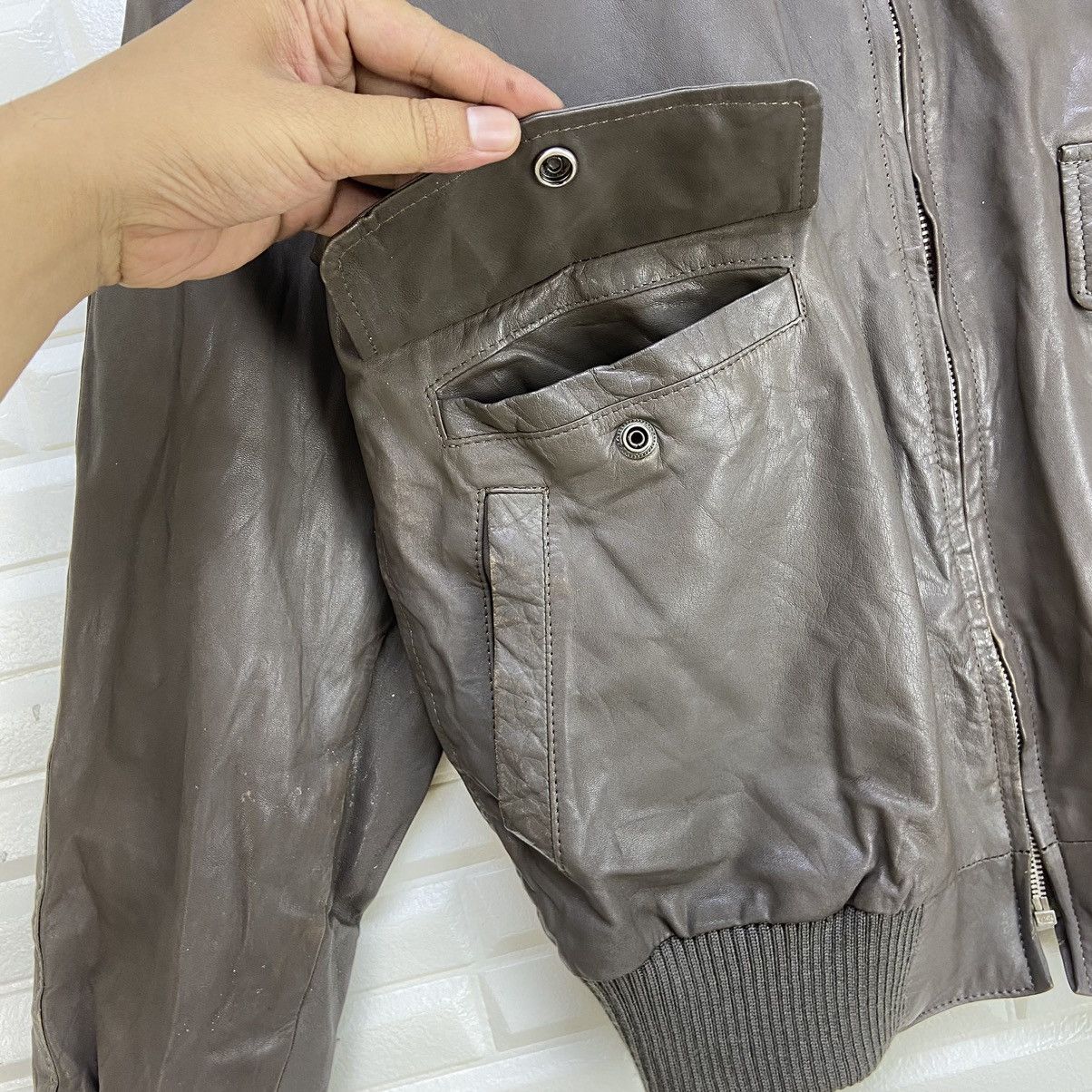 Leather Vintage A-2 Leather Jacket Western Style Size US S / EU 44-46 / 1 - 8 Thumbnail