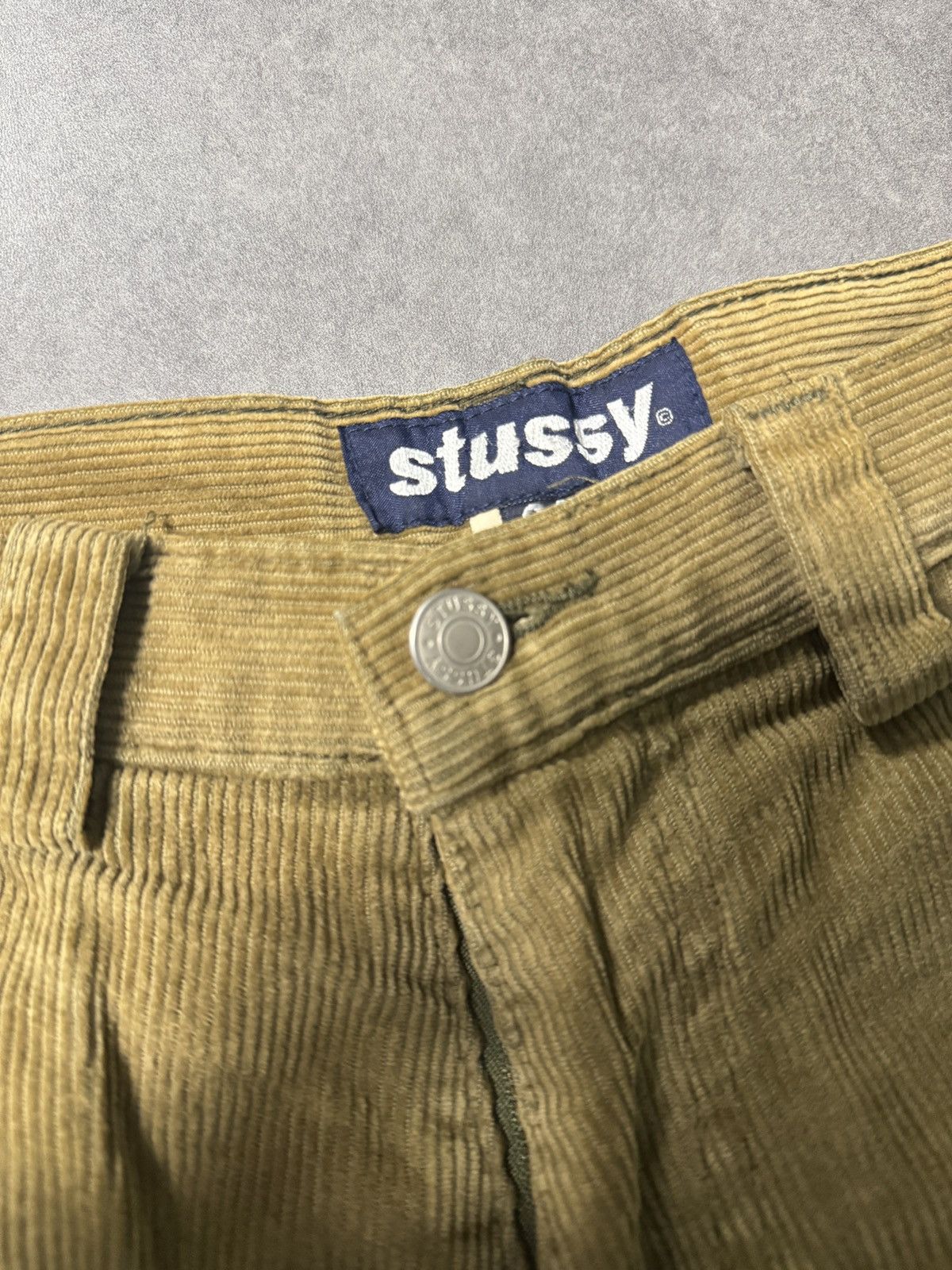 Stussy Vintage Rare Stussy Corduroy Cargo Pants Skate Size US 31 - 5 Thumbnail