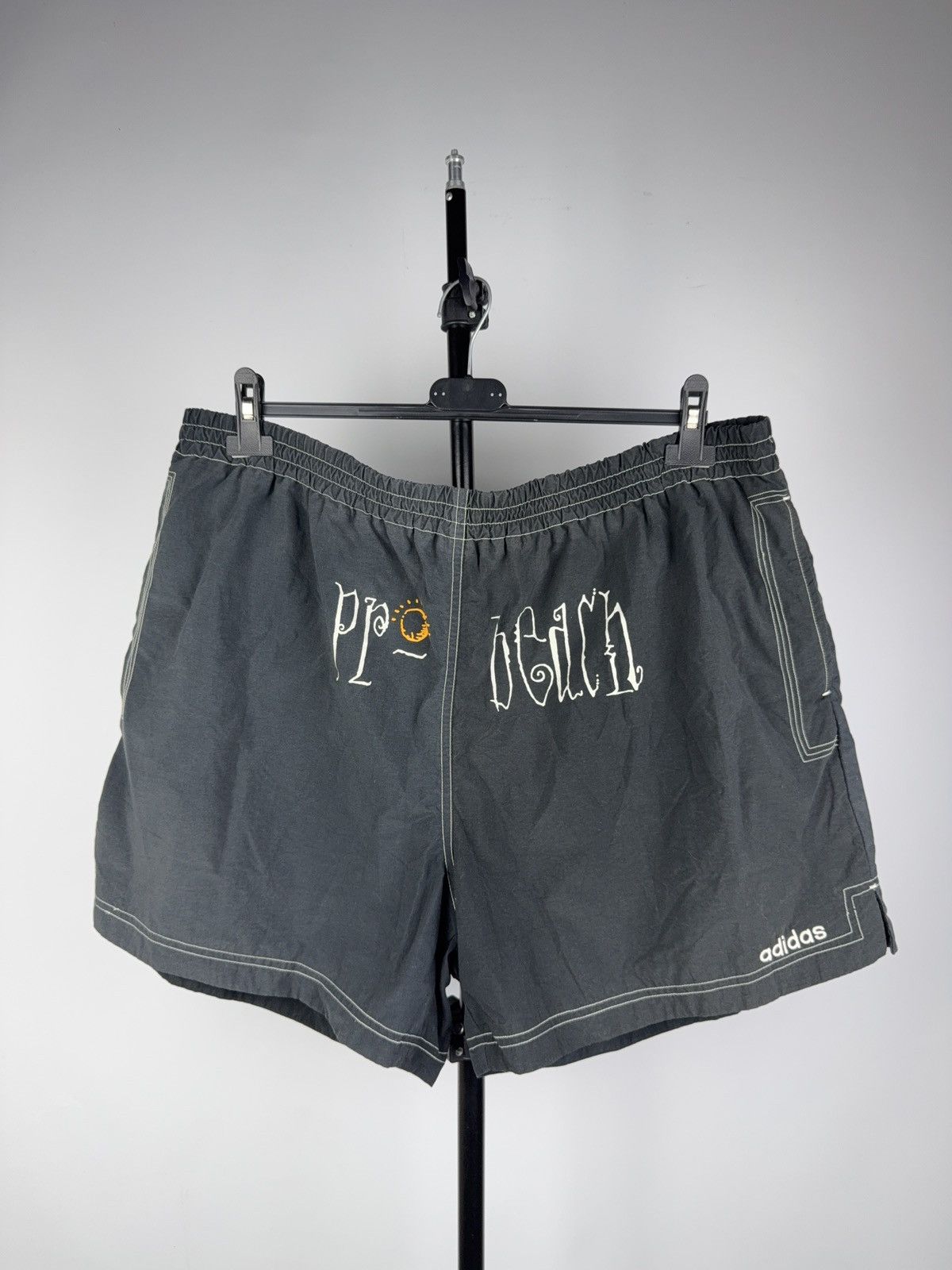 Adidas Vintage 90s Retro Adidas Beach shorts Basketball XL Size US 36 / EU 52 - 1 Thumbnail