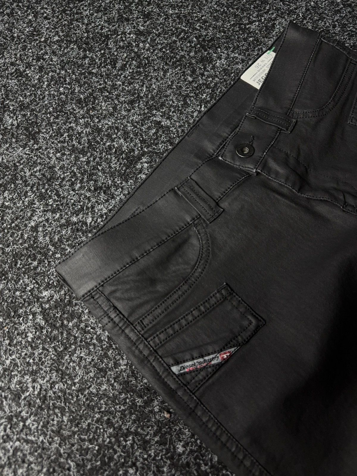 Diesel Luxury Designer 00s Diesel Jegonfire Retro Waxed style Size 26" / US 2 / IT 38 - 6 Thumbnail