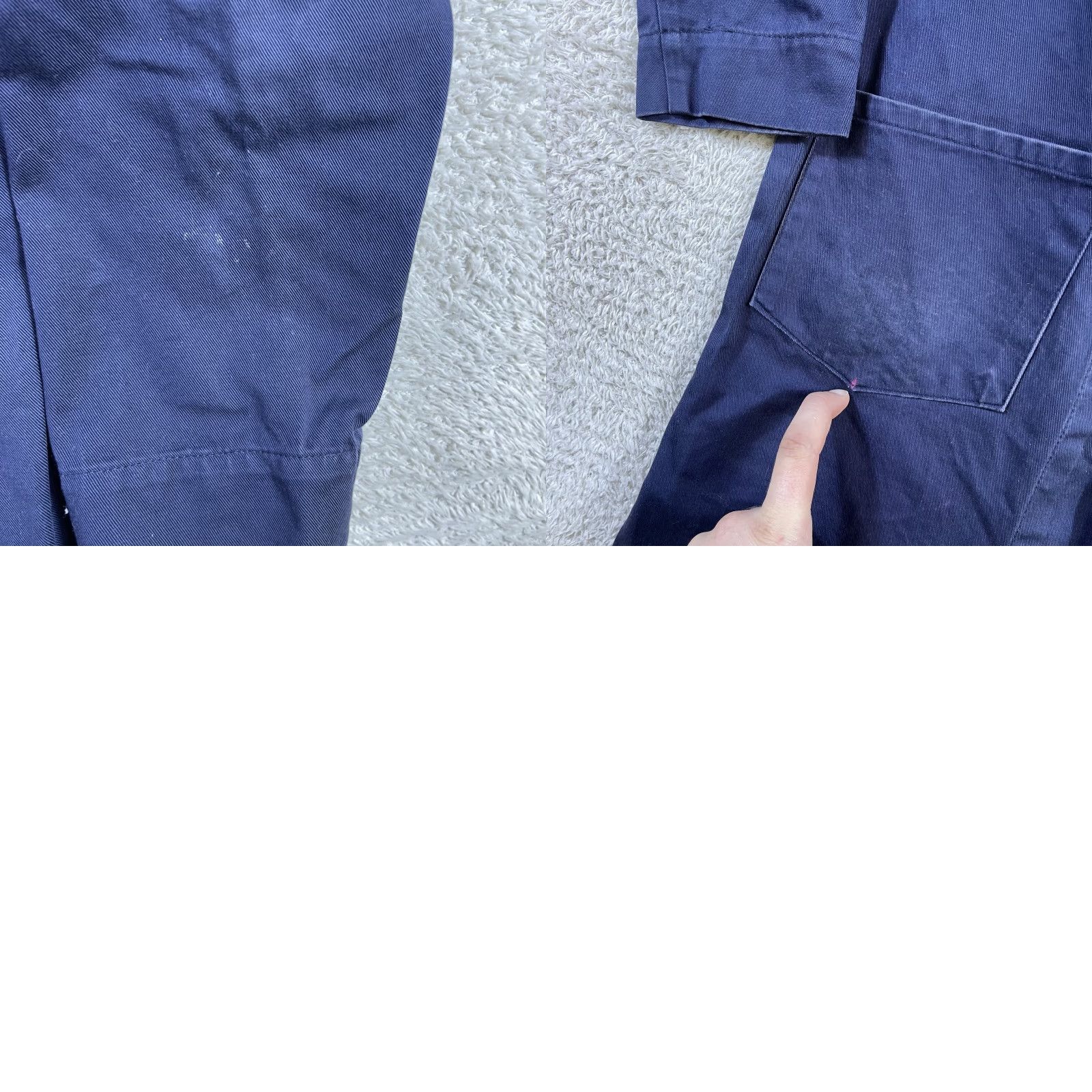 Vintage VINTAGE Quincy Specialties Lab Coat Coat Long Cotton Blue 40 Men Regular Overcoat Workwear 60s 50s 70s Mens Size US XXS / EU 40 - 9 Thumbnail