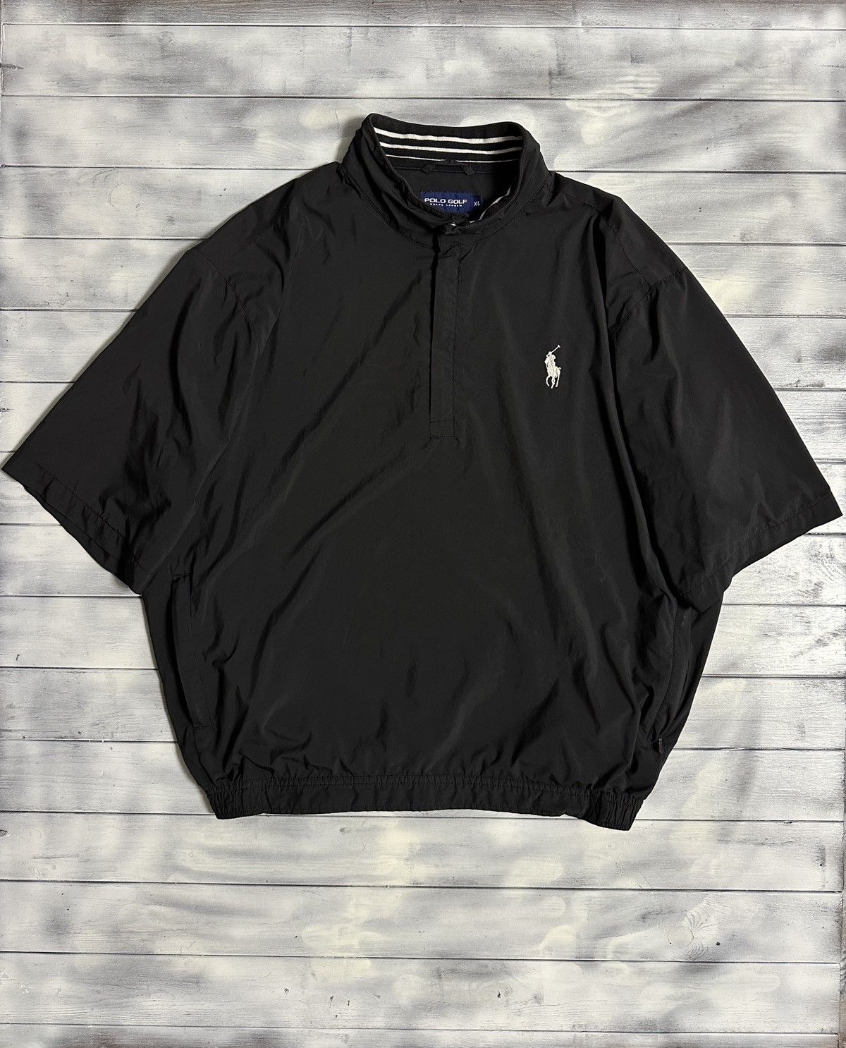 Rare Cropped Sleeve Nylon Jacket Ralph Lauren Polo Golf