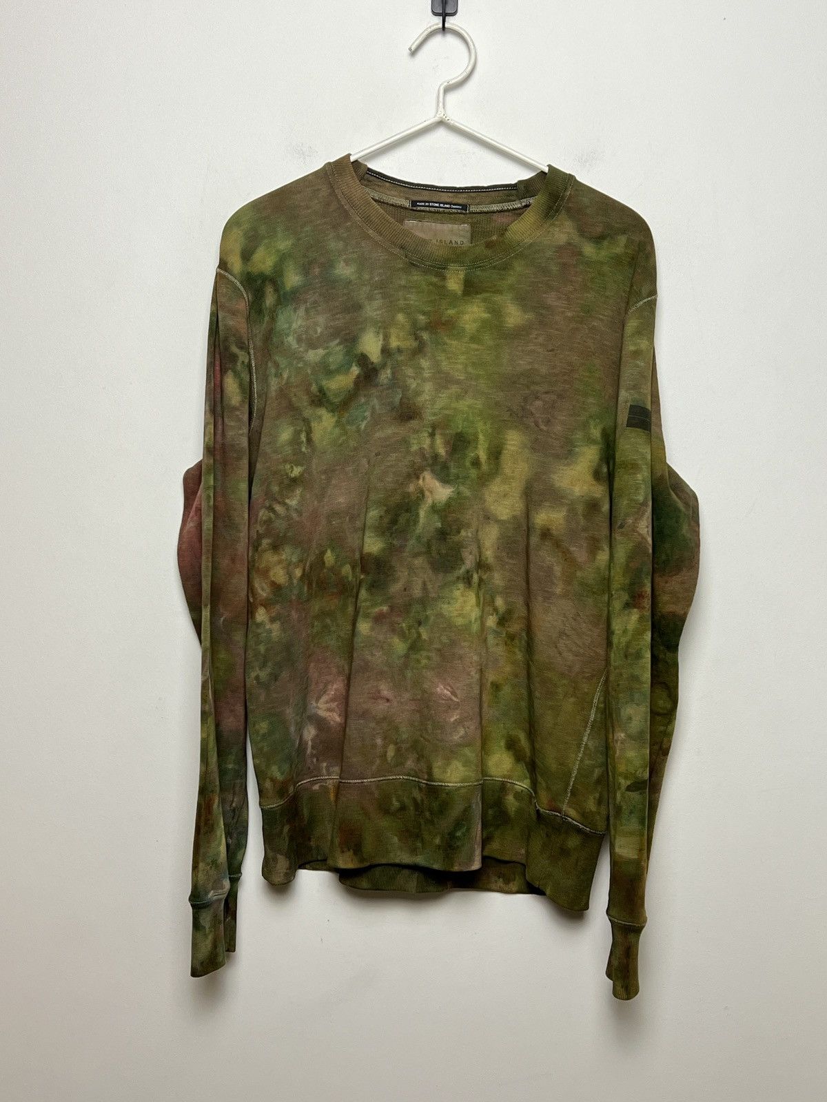 Stone Island stone island camo tie dye crewneck sweatshirt Size US L / EU 52-54 / 3 - 16 Thumbnail