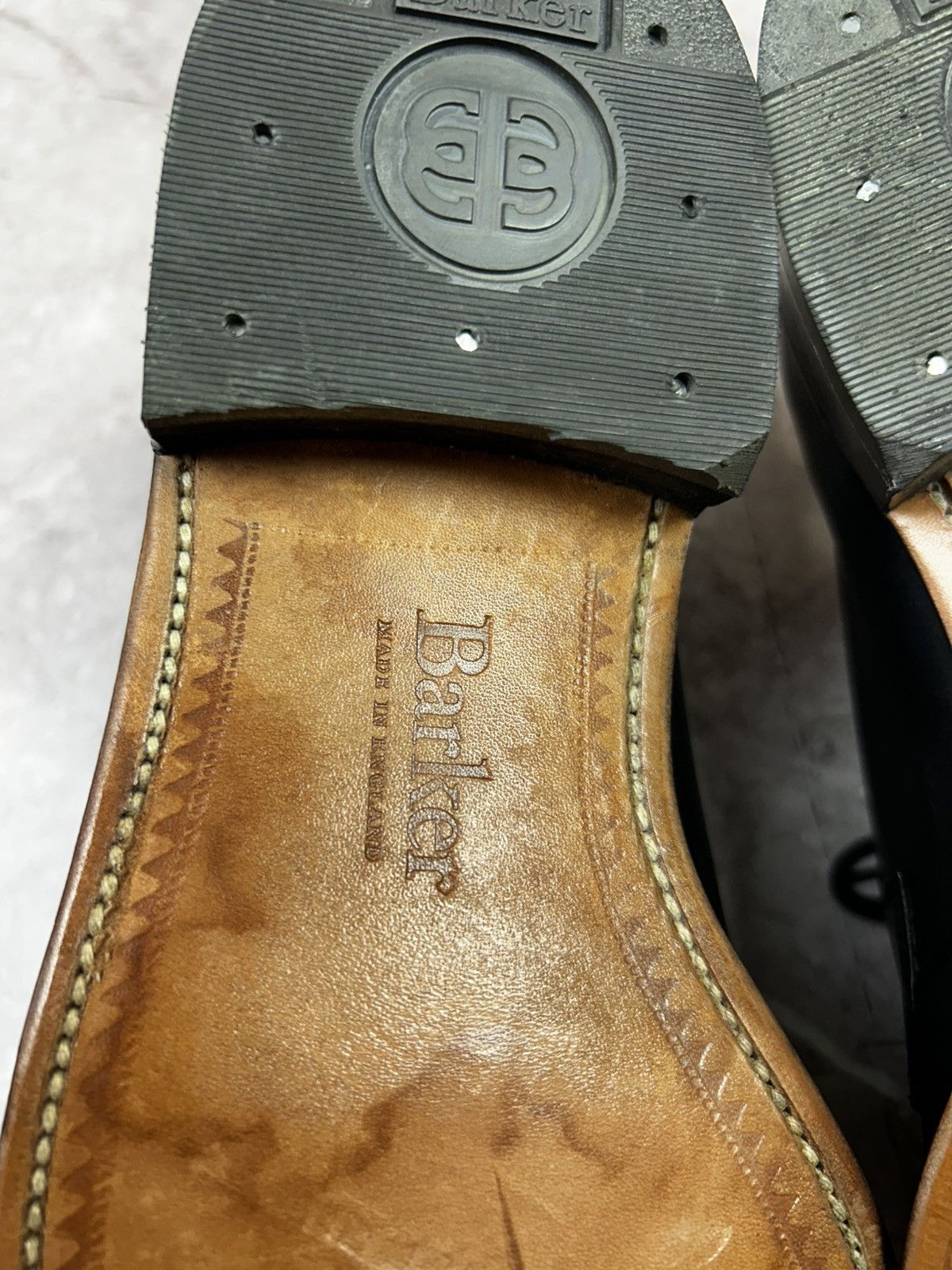 Barker BARKER Leather Derby Made in England Size US 8 / EU 41 - 11 Thumbnail