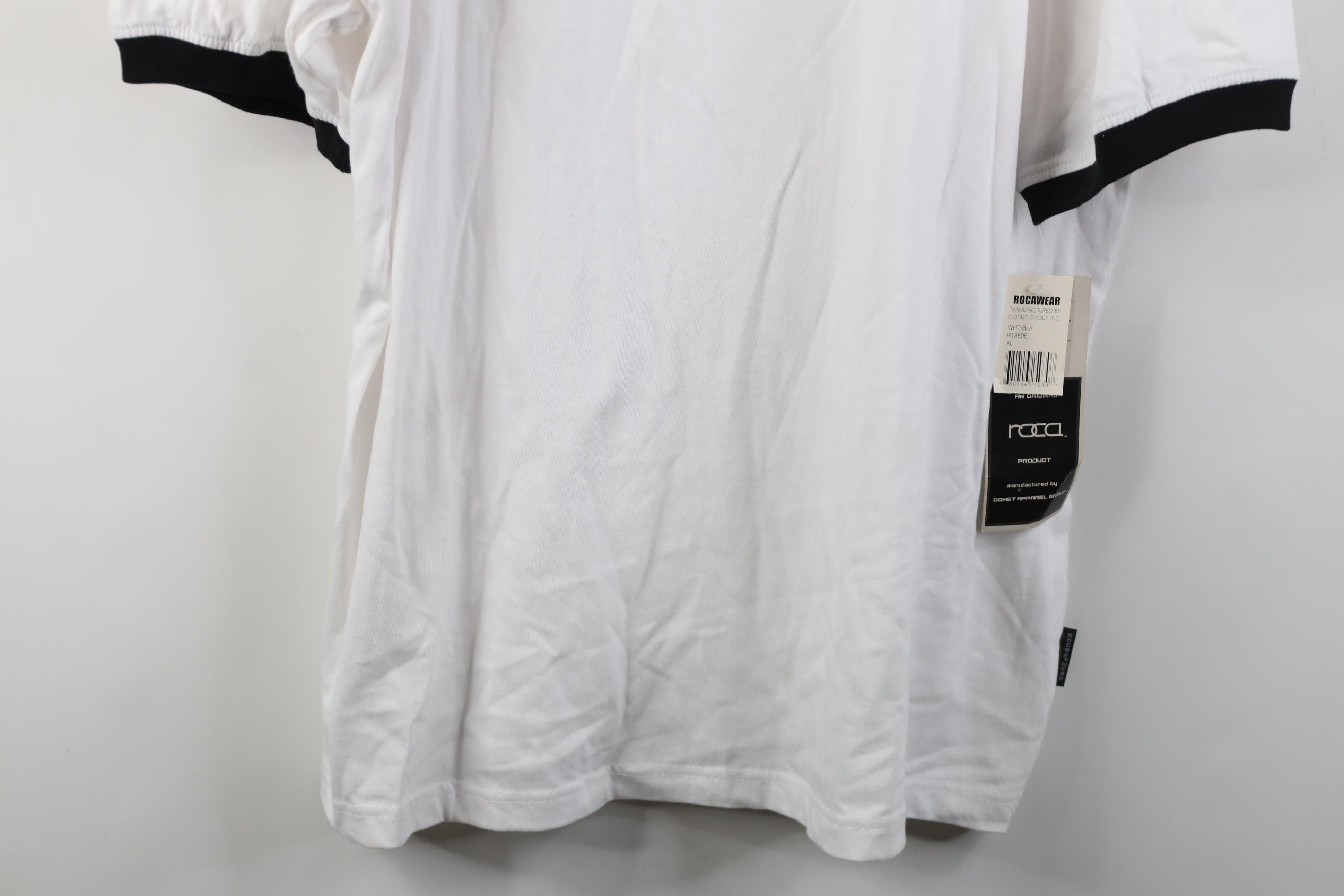 Rocawear Deadstock Vintage 90s Y2K Rocawear Monogram Ringer T-Shirt Size US XL / EU 56 / 4 - 3 Thumbnail