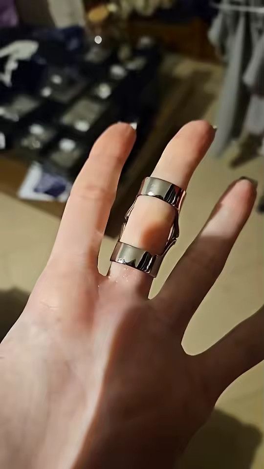 Jewelry 1pc Y2k Gothic Knight Ring Size ONE SIZE - 3 Thumbnail