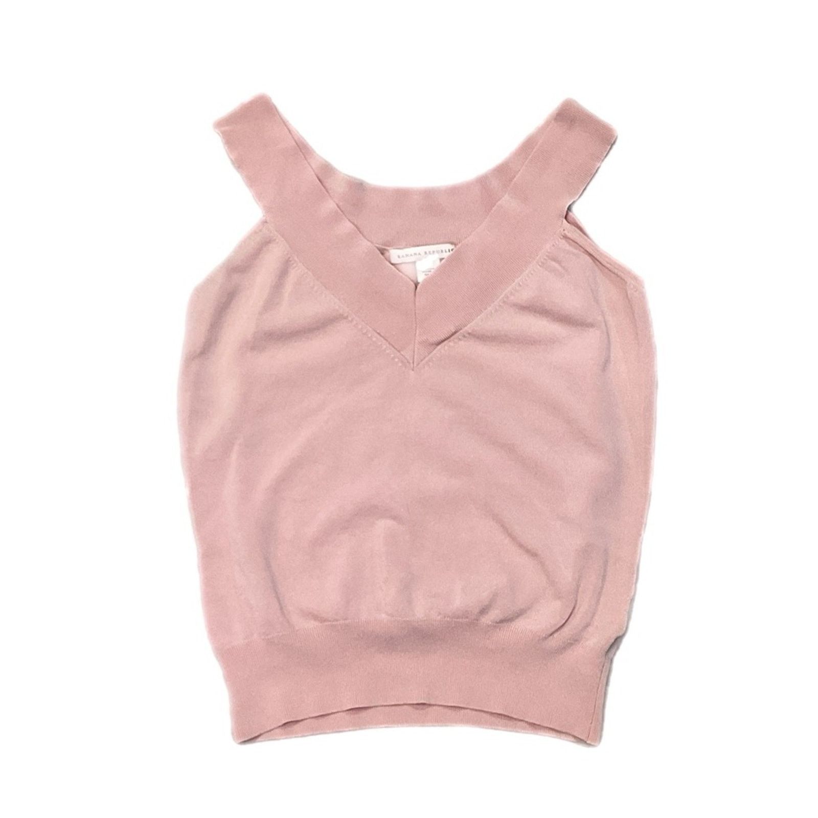 Banana Republic Banana Republic Pink Sleeveless Knit Top Size S / US 4 / IT 40 - 1 Thumbnail