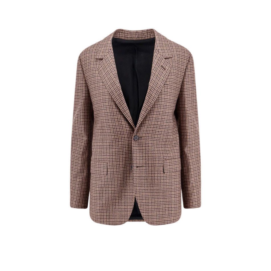 Celine CELINE Brown Cashmere Blazer Jacket New & Authentic (Women's Size XS / US 0-2 / IT 36-38 - 1 Thumbnail