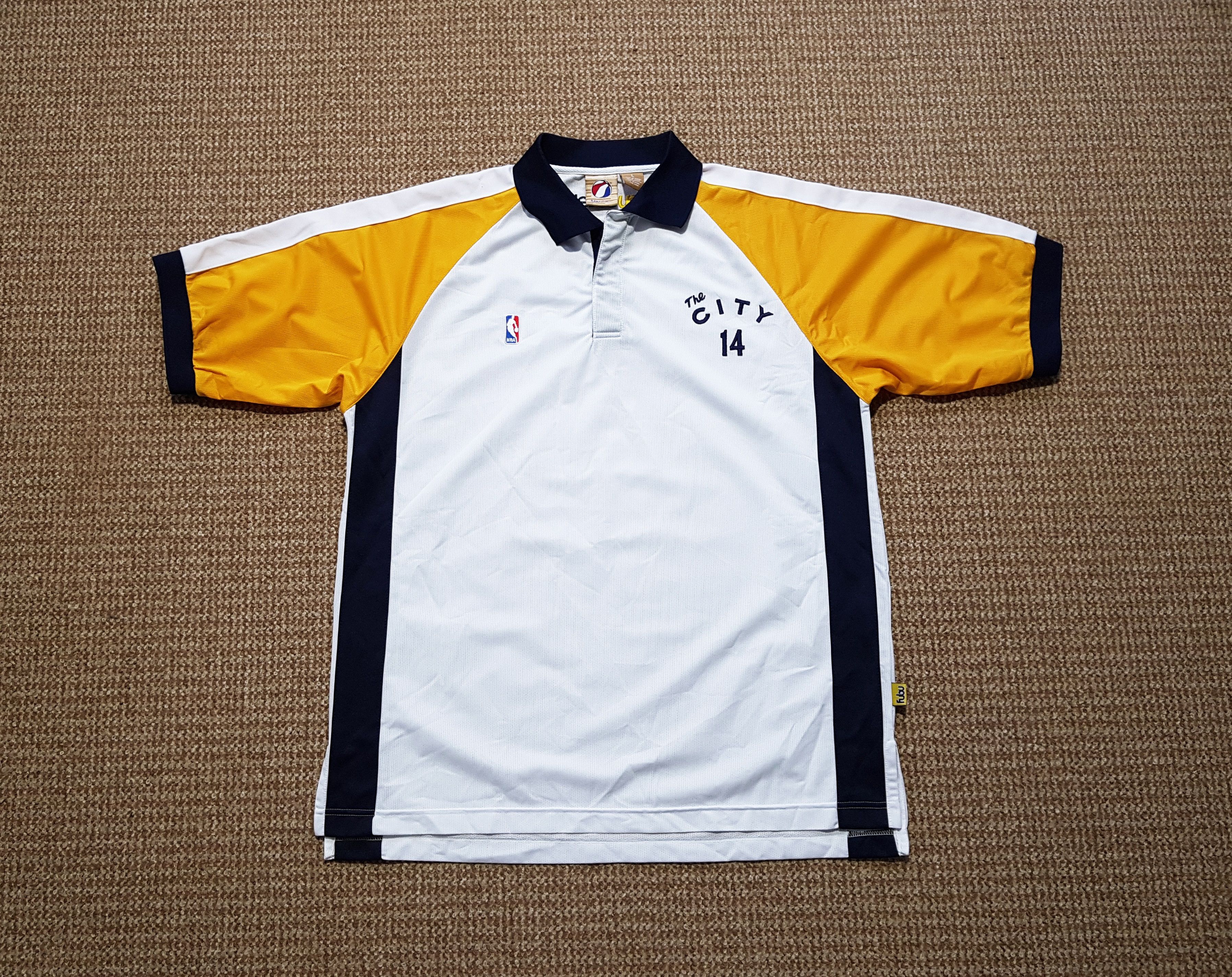 Fubu FUBU Y2K NBA Vintage Jersey Polo Golden State Warriors Size US L / EU 52-54 / 3 - 5 Thumbnail