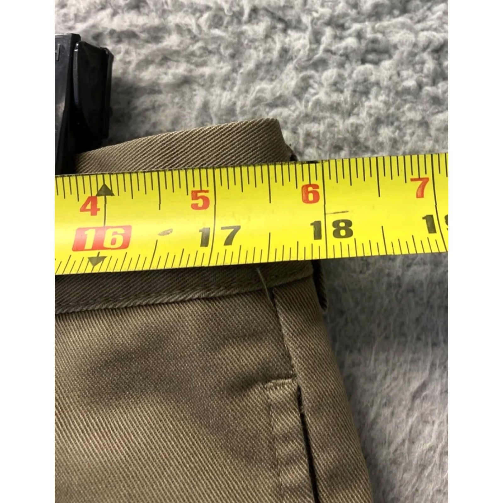 Vintage L.L. Bean Men's Chino Pants 36x30 Straight Leg Flat Front Brown Cotton Casual Business Size US 36 / EU 52 - 4 Thumbnail