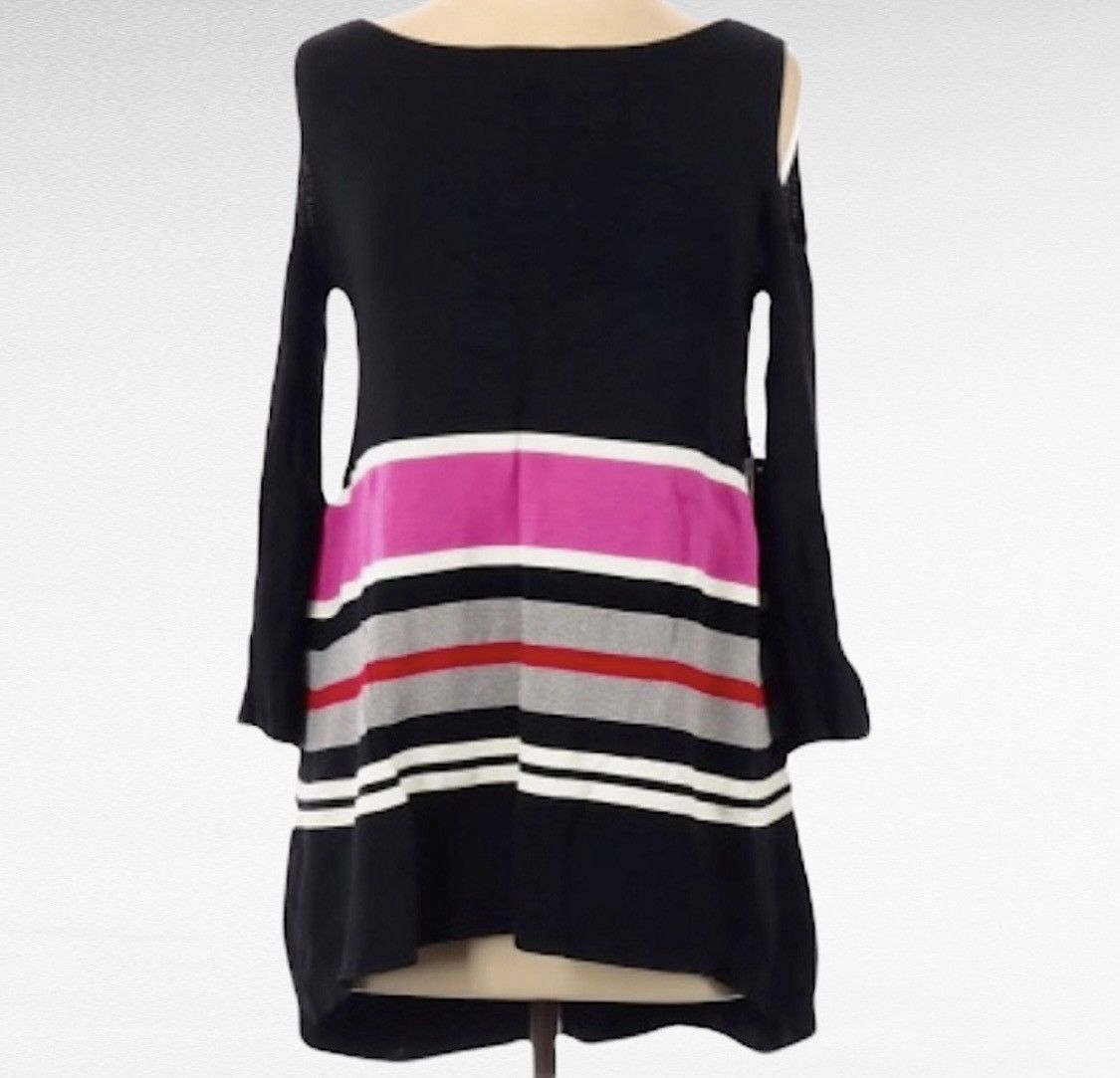 Other LONG BELL SLEEVE COLD SHOULDER MINI DRESS Size M / US 6-8 / IT 42-44 - 8 Thumbnail