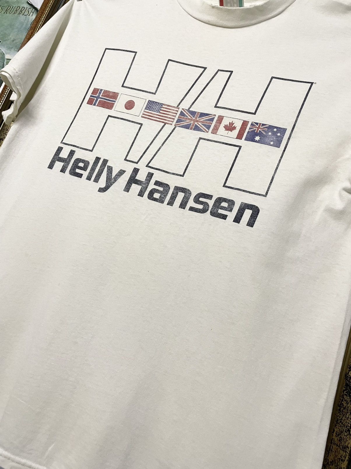 Helly Hansen Vintage 1990s Original Helly Hansen Country Flag Distressed Size US L / EU 52-54 / 3 - 5 Thumbnail