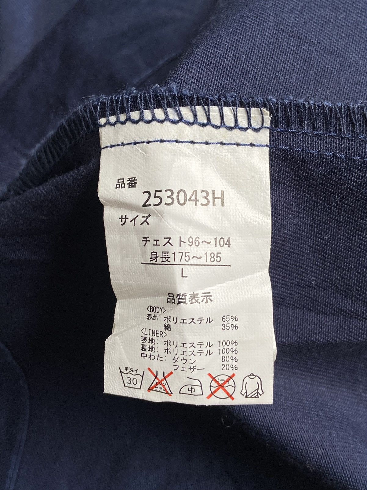 TETE HOMME Navy Jacket