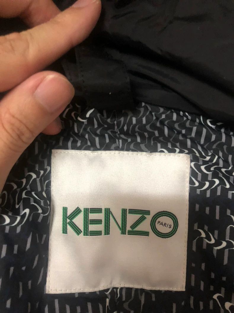 Kenzo KENZO Classic n3b black down jacket with leather collar an Size US M / EU 48-50 / 2 - 3 Thumbnail