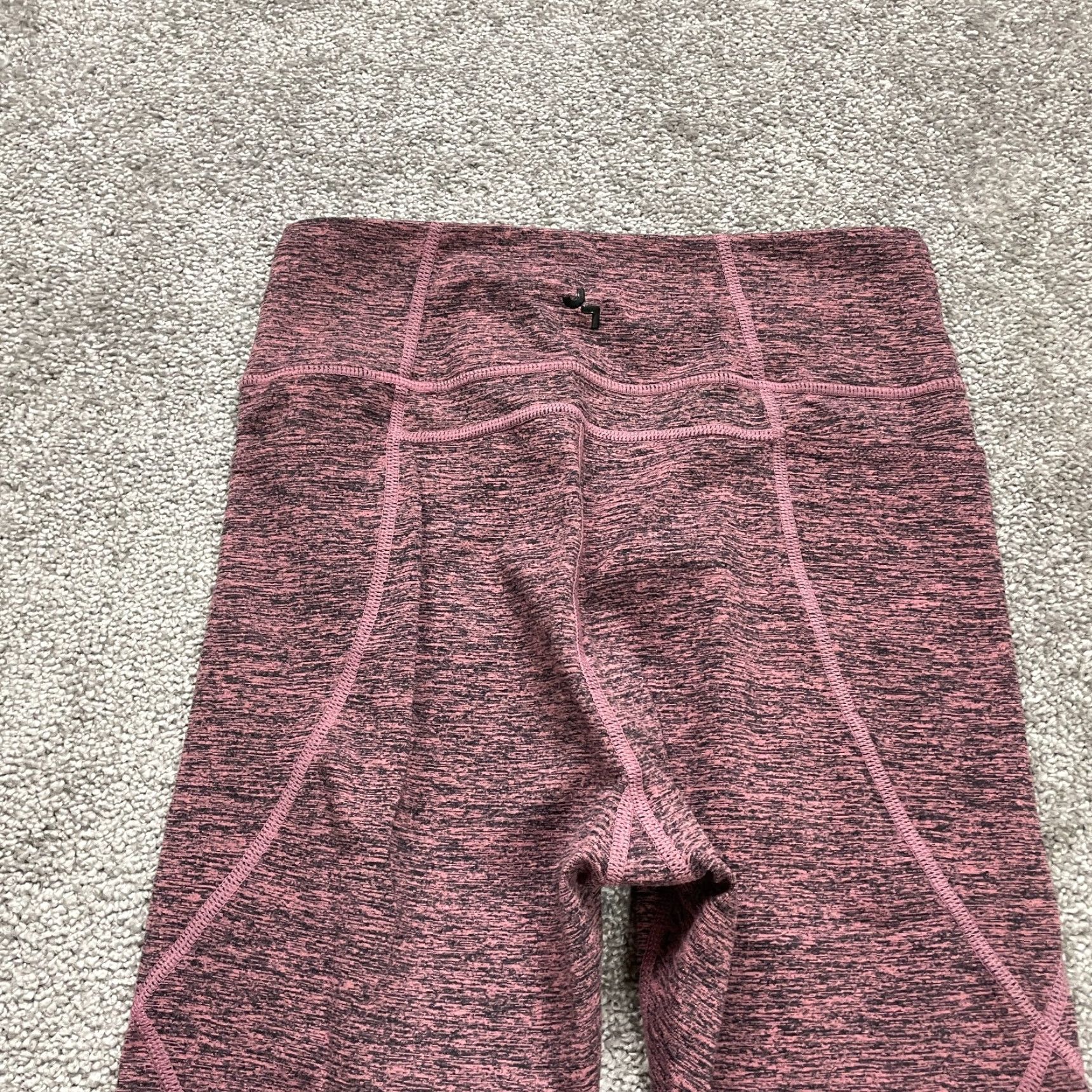 Vintage Joy Lab Active Compression Leggings Womens Small Pink High Rise Yoga Gym 26x23 Size 28" / US 6 / IT 42 - 3 Thumbnail