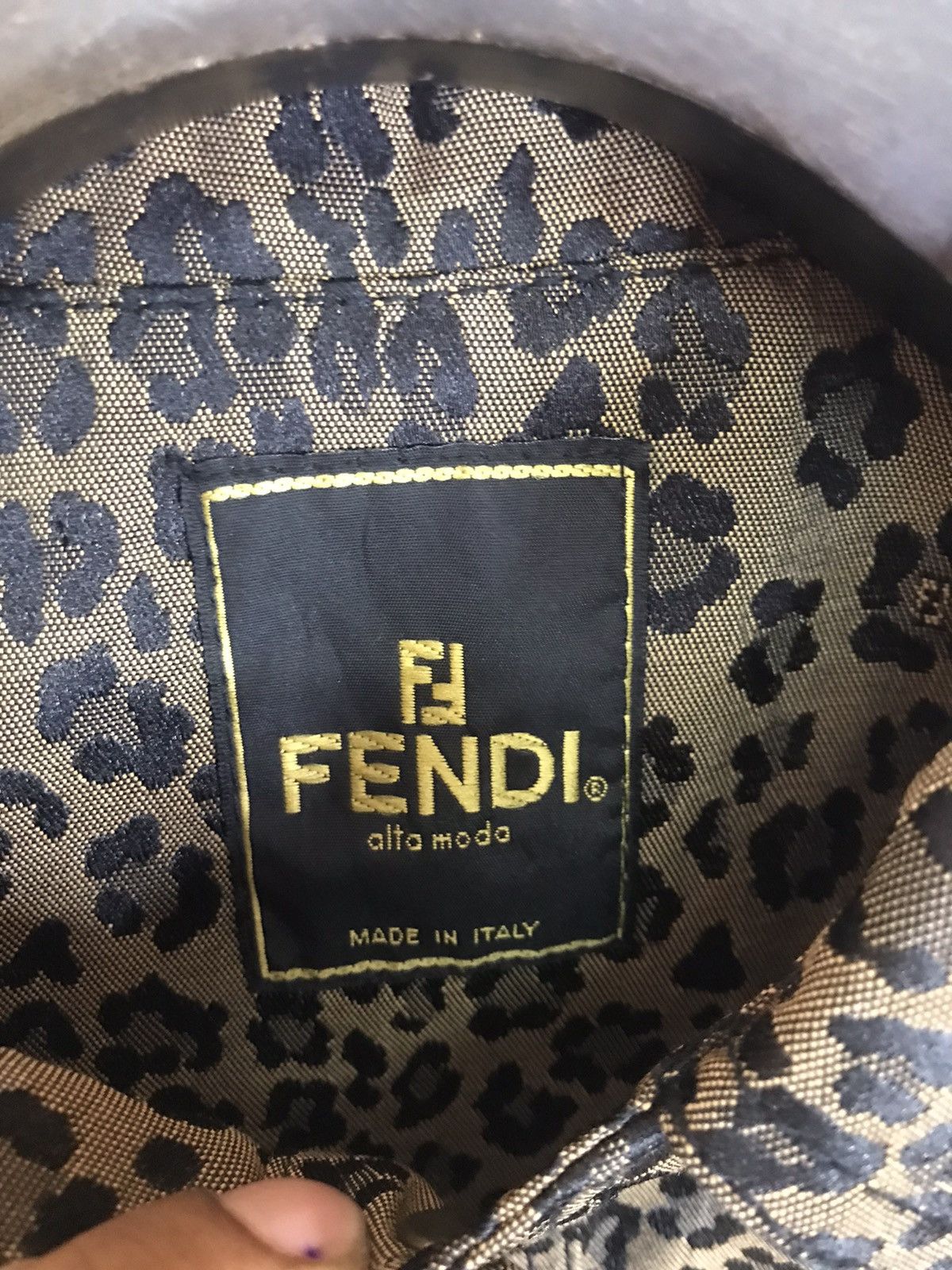 Fendi 🔥FENDI LEOPARD TRUCKER JACKET MADE IN ITALY VERY NICEDESIGN Size US M / EU 48-50 / 2 - 6 Thumbnail