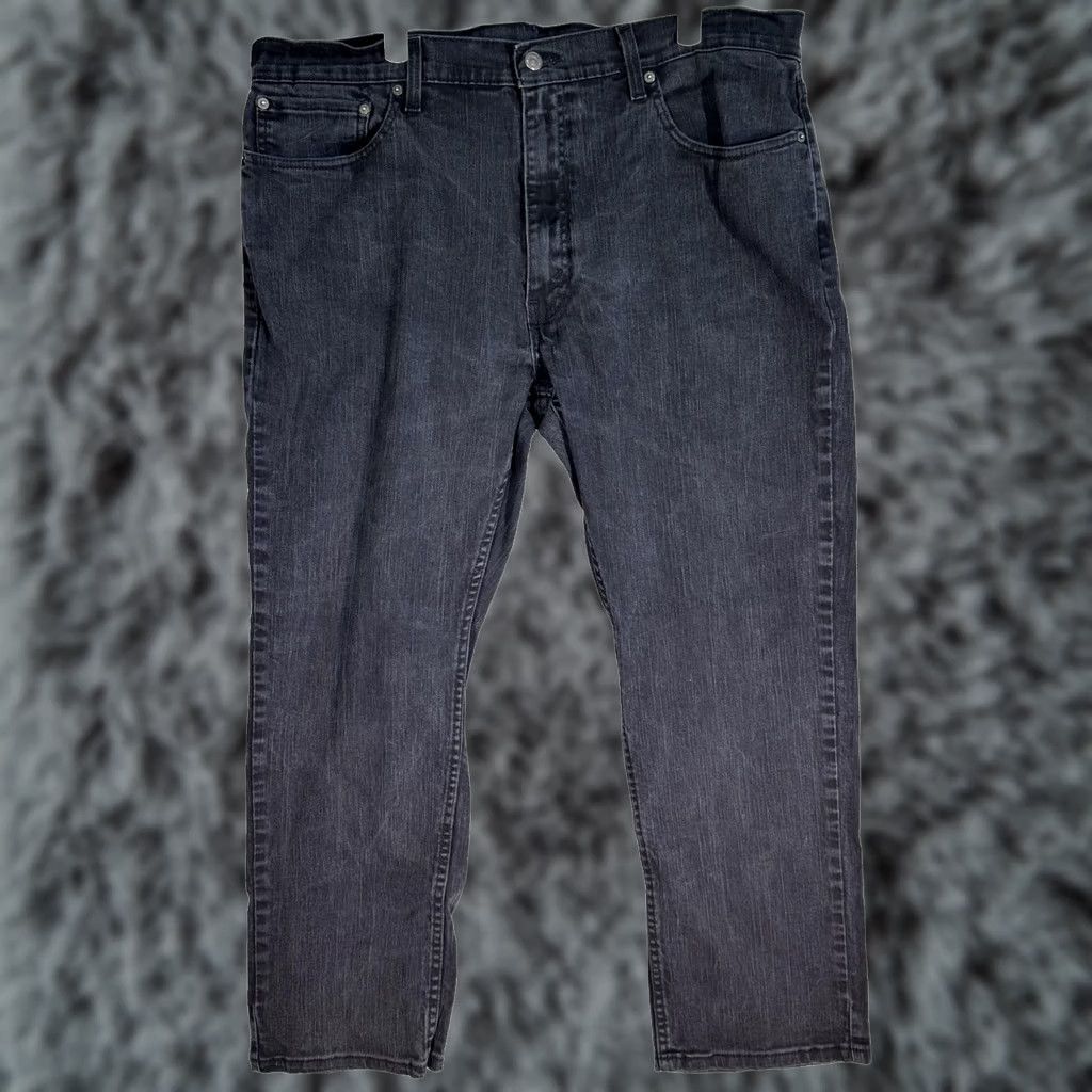Levi's VINTAGE Levis 559 Jeans Mens 40x29 Black Relaxed Straight Fit Stretch Denim Zip Fly Size US 40 / EU 56 - 1 Thumbnail