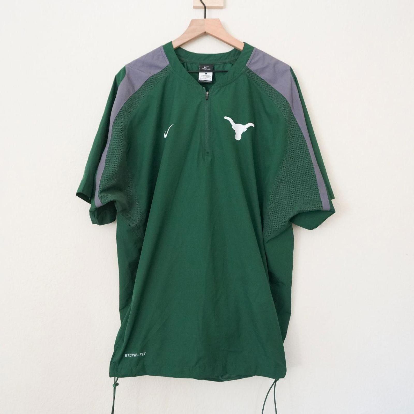 Nike Nike Shirt Men's L Green Texas Longhorns Storm Fit Size US L / EU 52-54 / 3 - 1 Thumbnail
