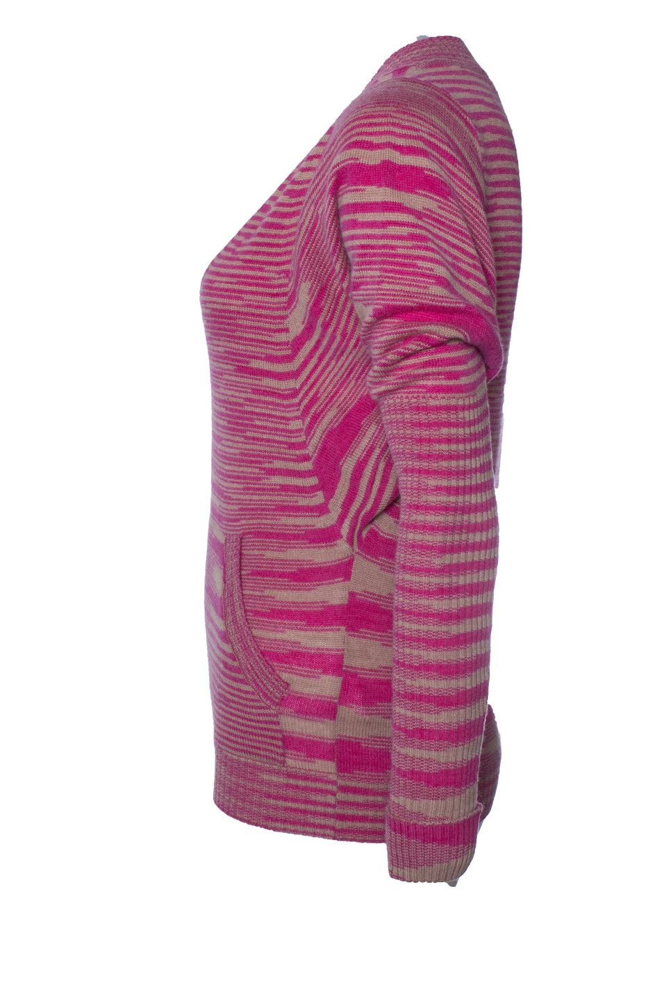 Missoni Missoni, striped sweater in pink and beige Size XS / US 0-2 / IT 36-38 - 2 Thumbnail