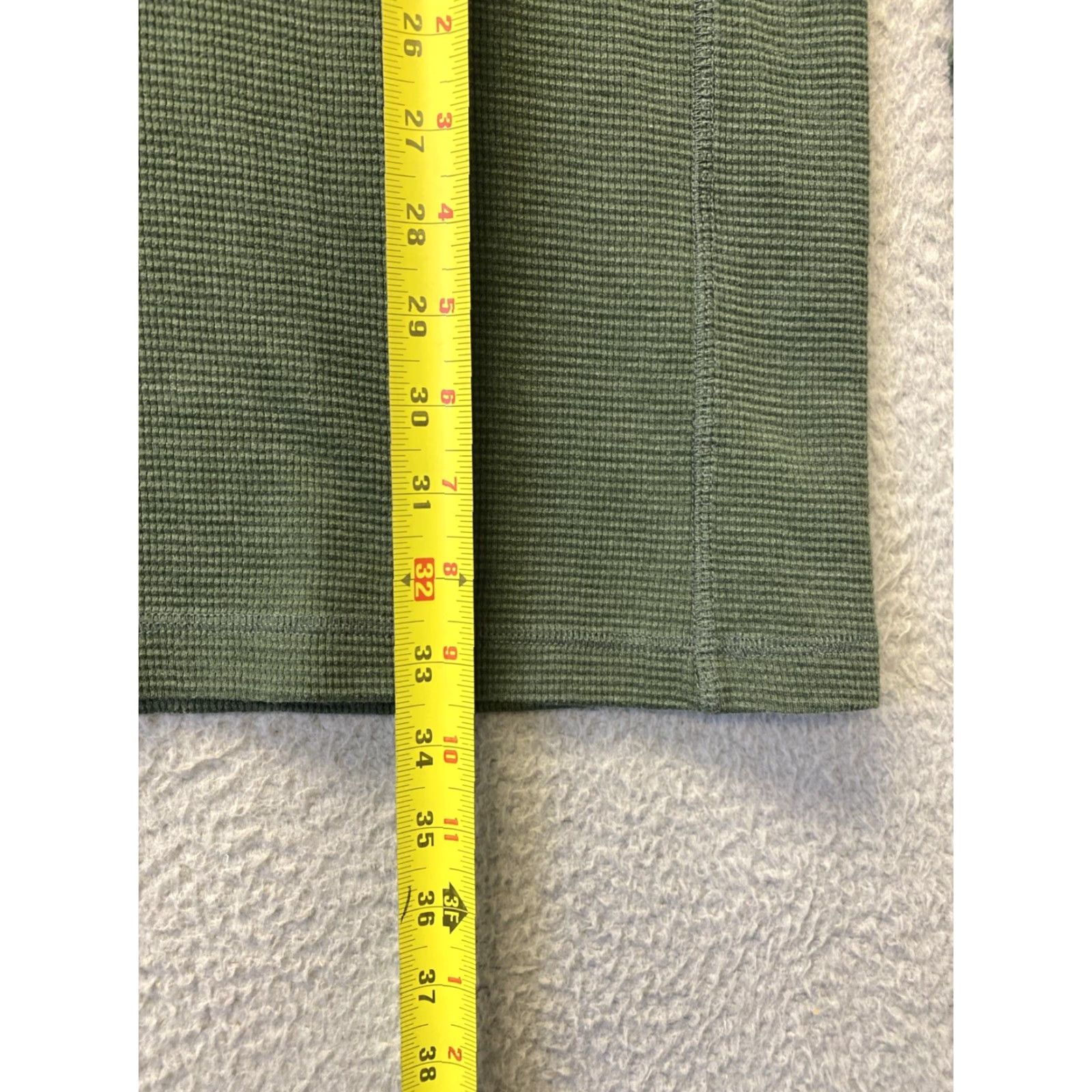 Vintage Duluth Green Henley Thermal Long Sleeve Sweater Mens LT /108-59 Size US L / EU 52-54 / 3 - 6 Thumbnail
