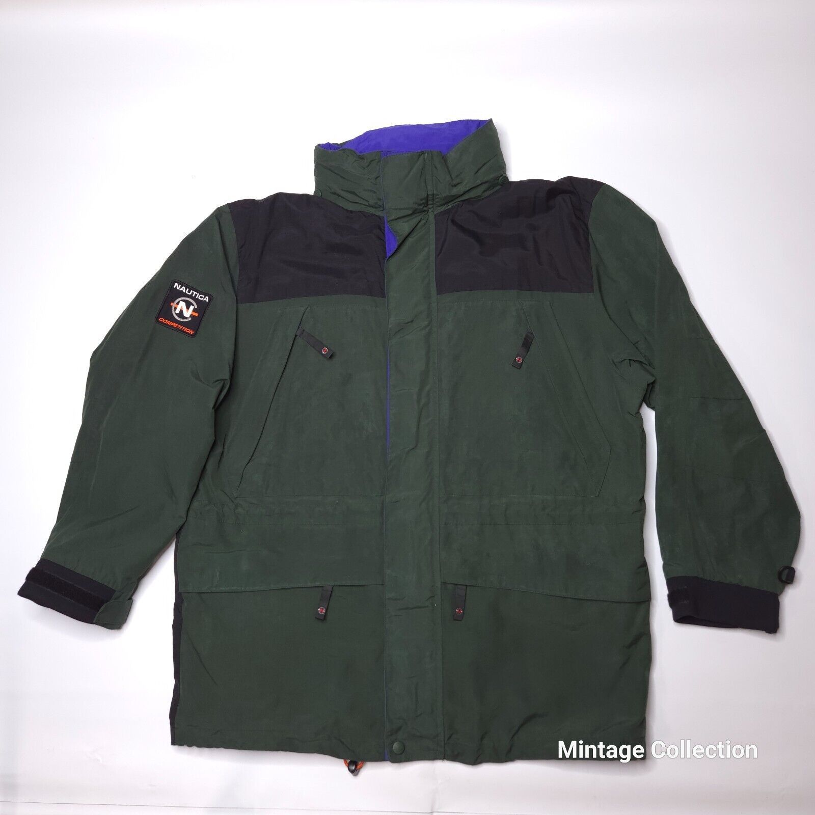 Nautica VINTAGE NAUTICA COMPETITION SNOW SKI FULL ZIP GREEN JACKET L Size US L / EU 52-54 / 3 - 2 Thumbnail