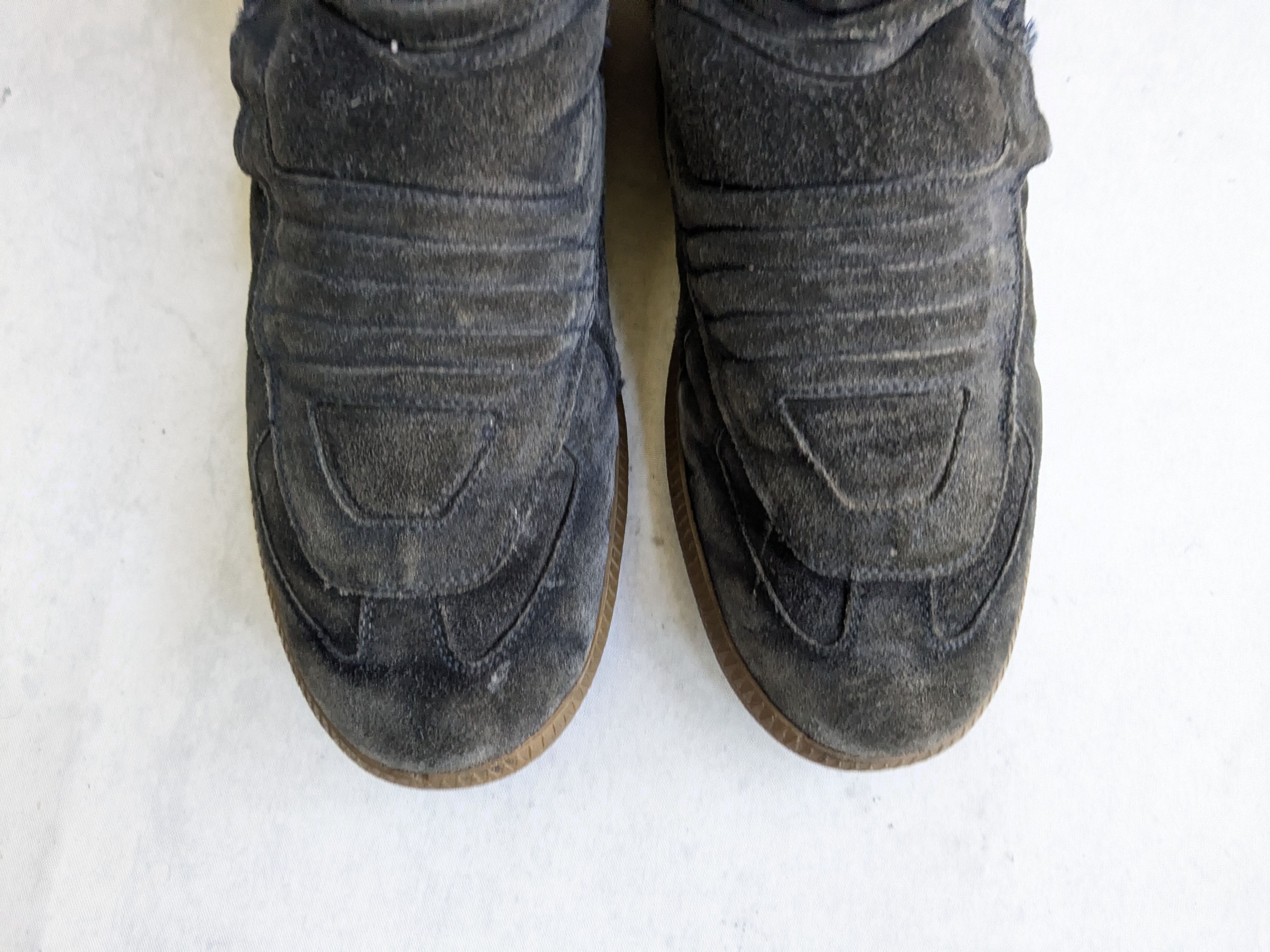 Maison Margiela Maison Margiela Moto Sneakers Navy Blue Suede 8 41 Size US 8 / EU 41 - 3 Thumbnail