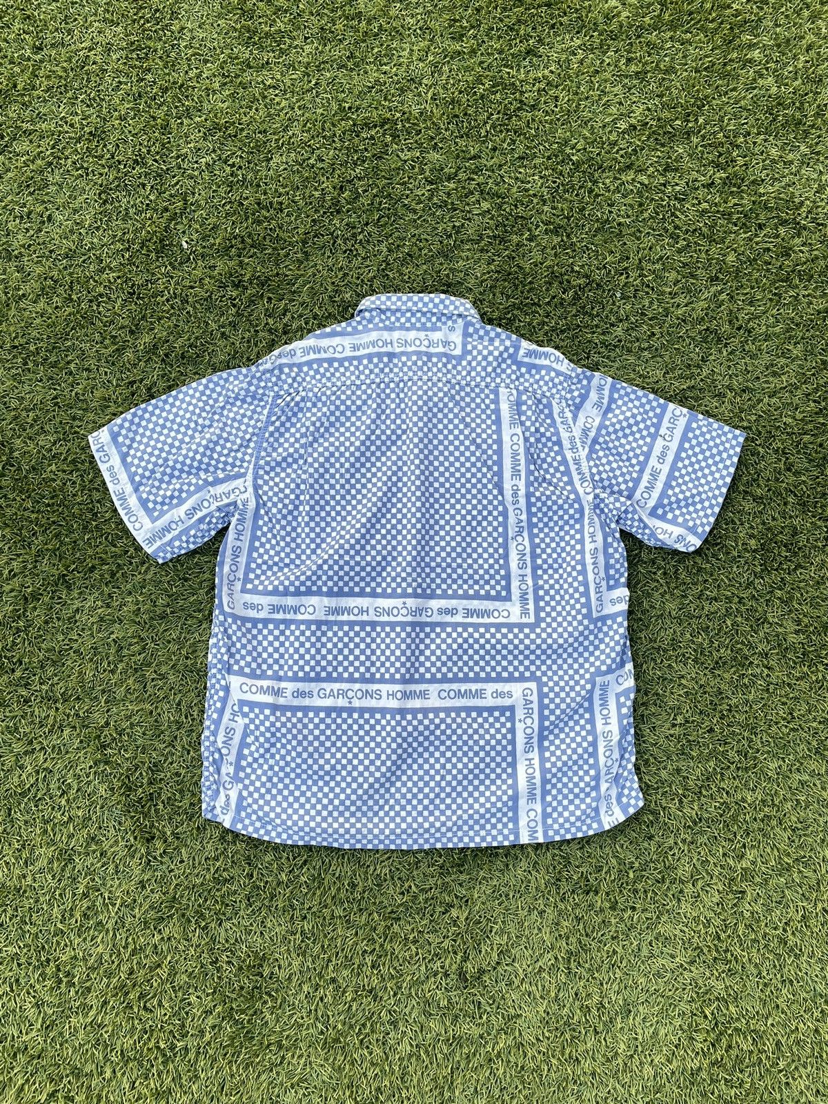 Comme des Garcons AW2003 Comme Des Garçons Homme Checkered Print Button Up Size US L / EU 52-54 / 3 - 5 Thumbnail