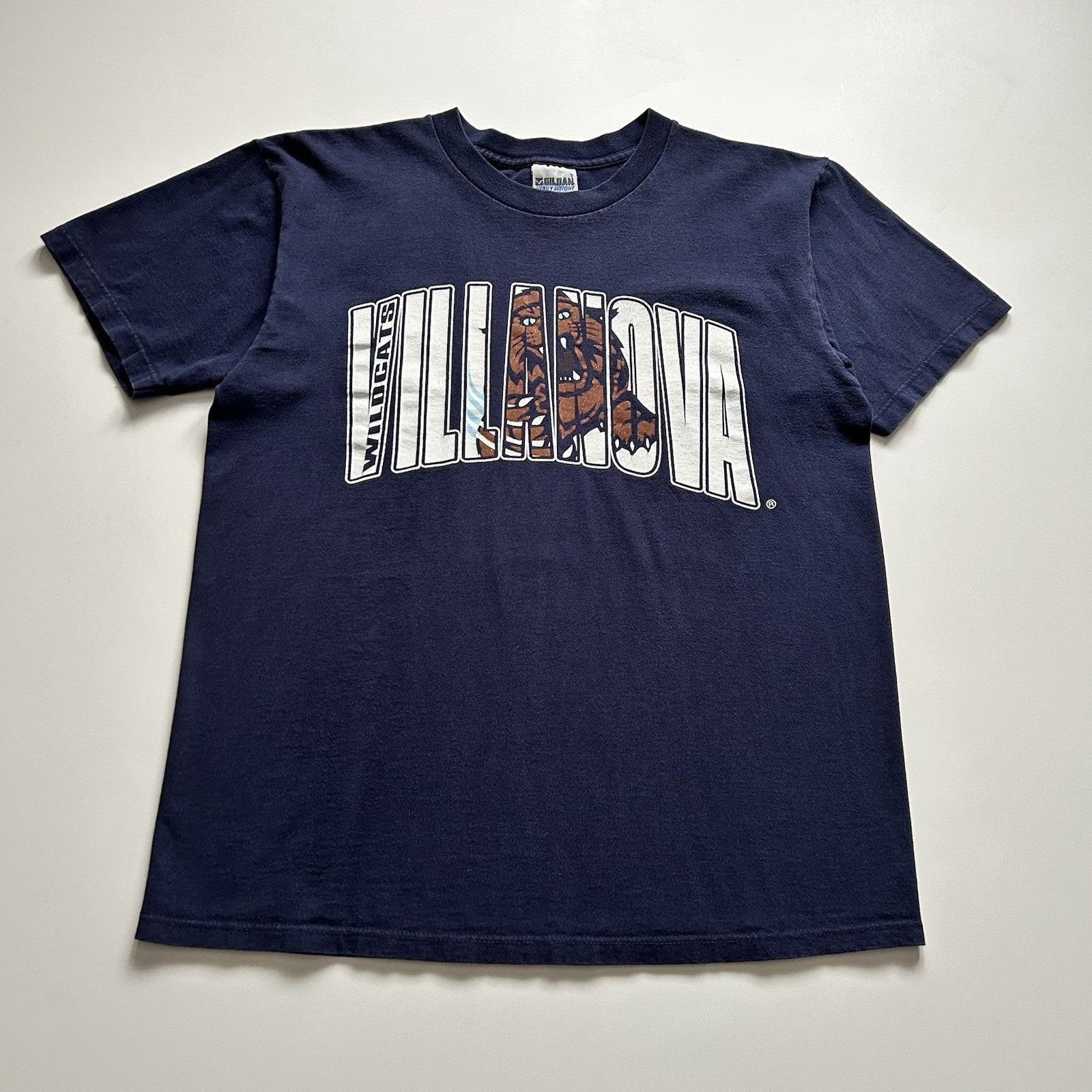 Gildan Vintage Villanova Wildcats NCAA Shirt Large 90s Made In USA Size US L / EU 52-54 / 3 - 1 Thumbnail