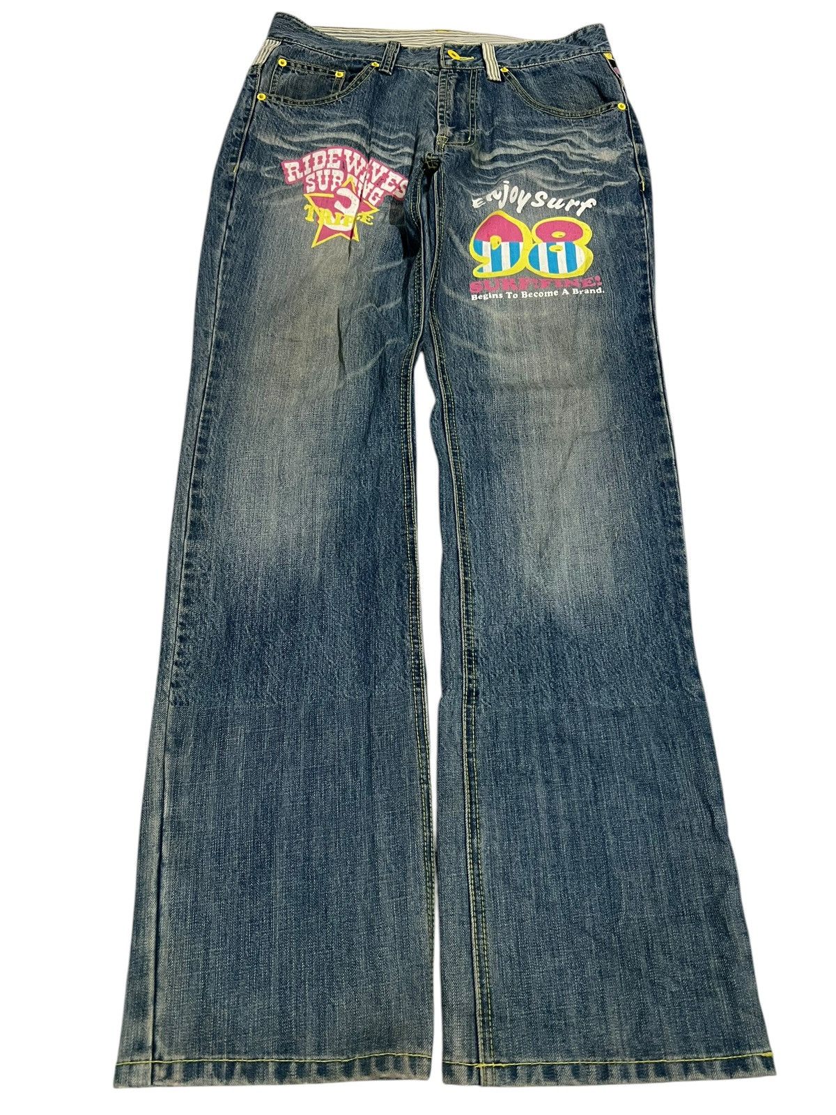 Japanese Brand HAWAII SURF JEANS Size US 31 - 1 Thumbnail