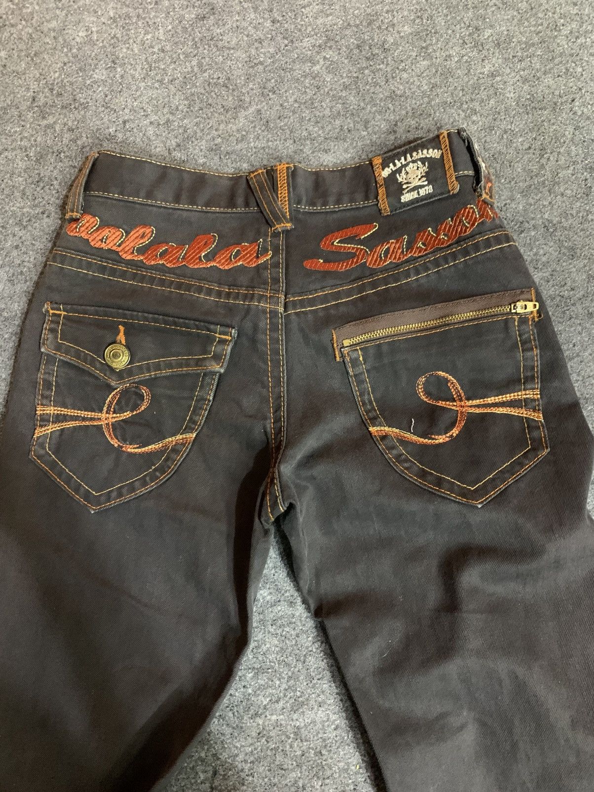GOSTAR DE FUGA × If Six Was Nine × Japanese Brand Flare laces jeans oolalasasson japanese style Size US 27 - 8 Thumbnail