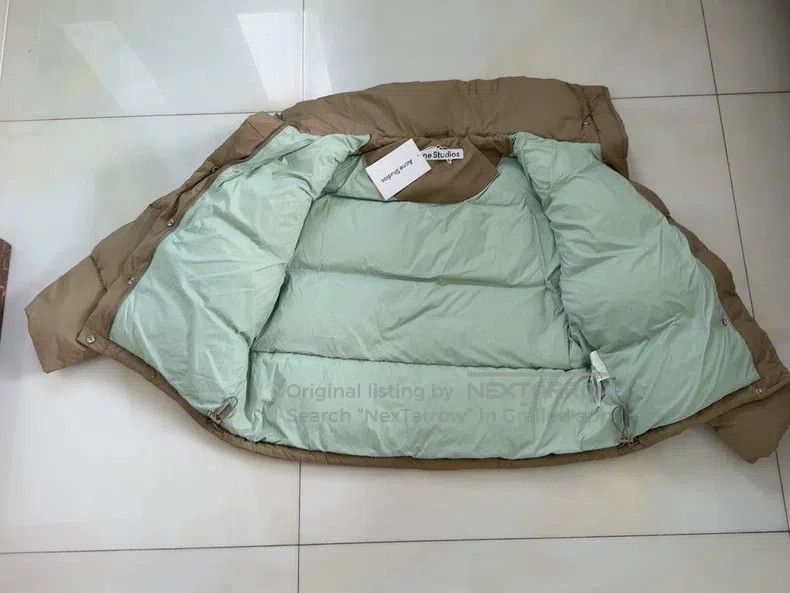 Acne Studios Acne Studios Women's Short Down Jacket, beige Size XXS / US 00 / IT 34 - 4 Thumbnail
