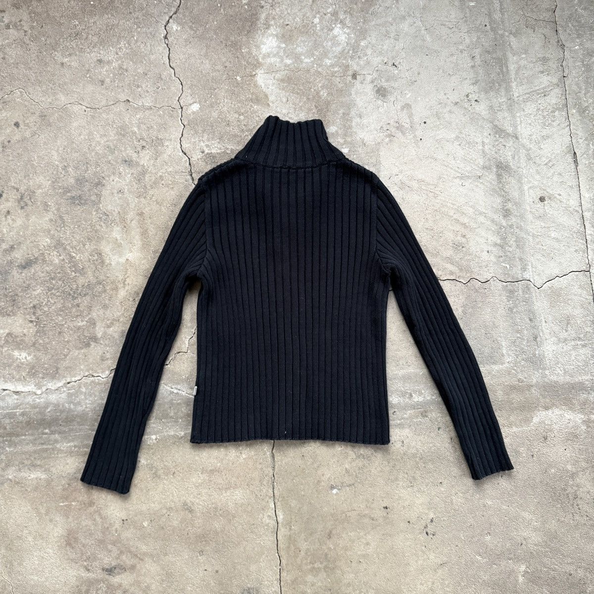 Japanese Brand × Vintage Vintage Y2K Street One Stripe Zip Sweater Size S / US 4 / IT 40 - 2 Thumbnail