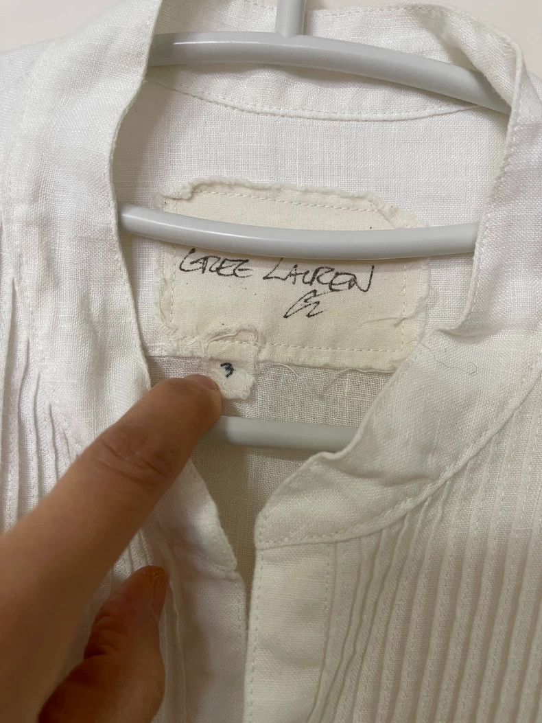 Greg Lauren greg lauren Cotton and linen shirt long style 2506-Nextarro Size US L / EU 52-54 / 3 - 2 Thumbnail