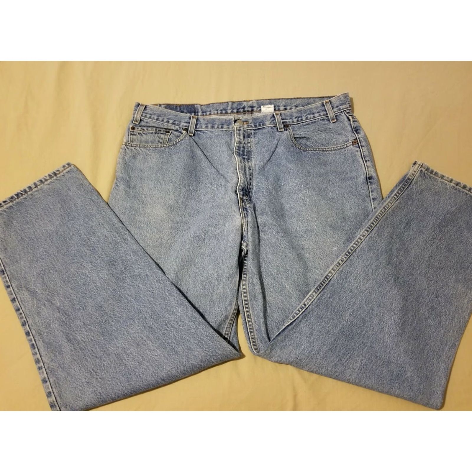 Levi's VINTAGE Levi's 569 Jeans Mens Blue Denim 42x32 Relaxed Straight Pants 42 Mens Size US 42 / EU 58 - 3 Thumbnail
