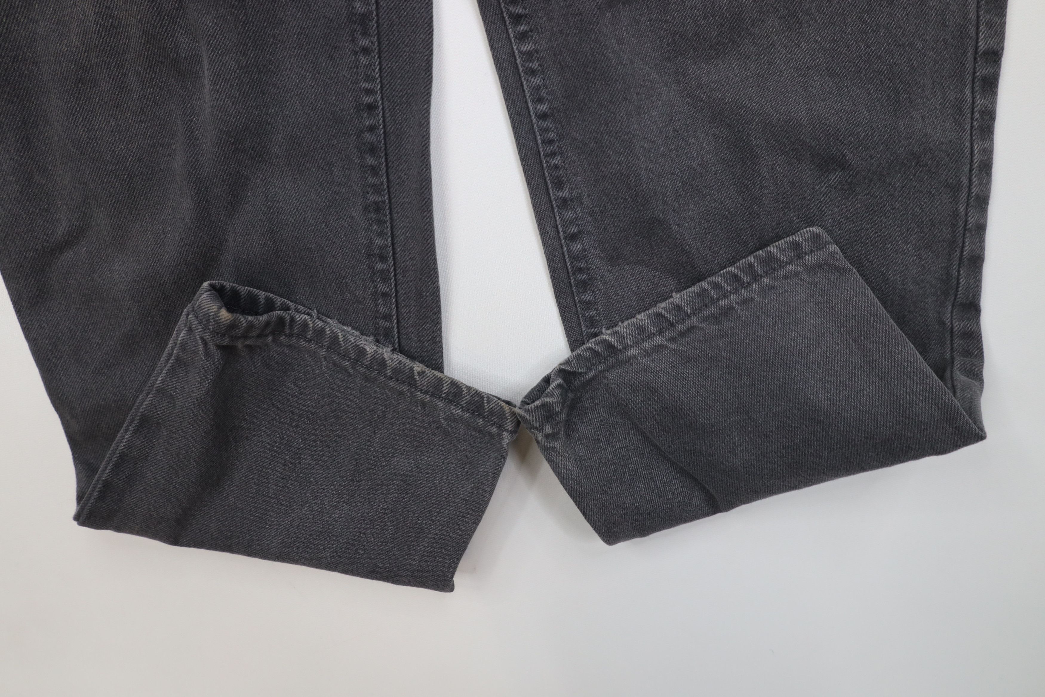 L.L. Bean Vintage 90s LL Bean Straight Leg Demin Jeans Gray Cotton USA Size US 32 / EU 48 - 5 Thumbnail