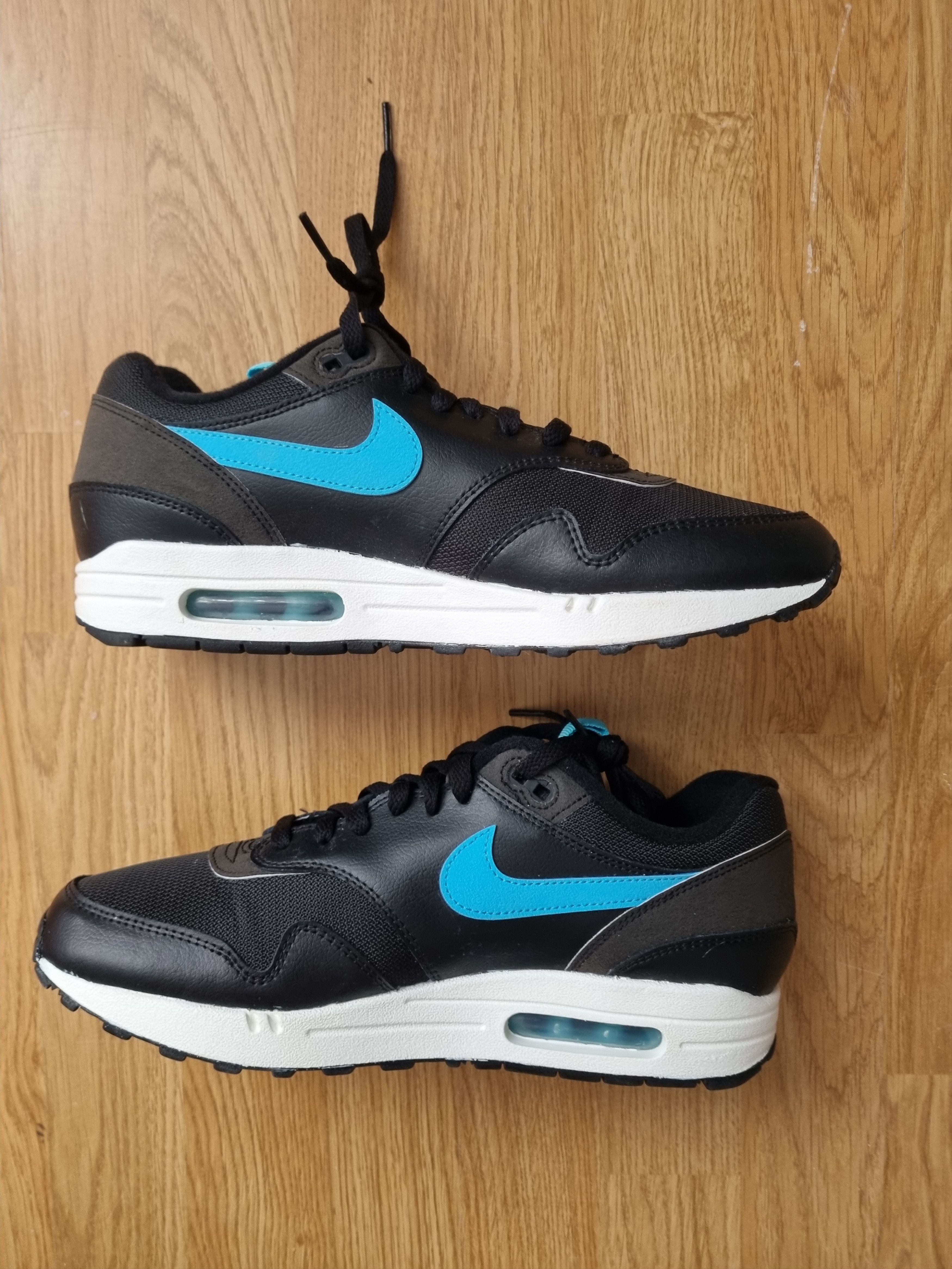 Nike Nike Air Max 1 Tongue Tab Black Blue Fury Size US 10 / EU 43 - 3 Thumbnail