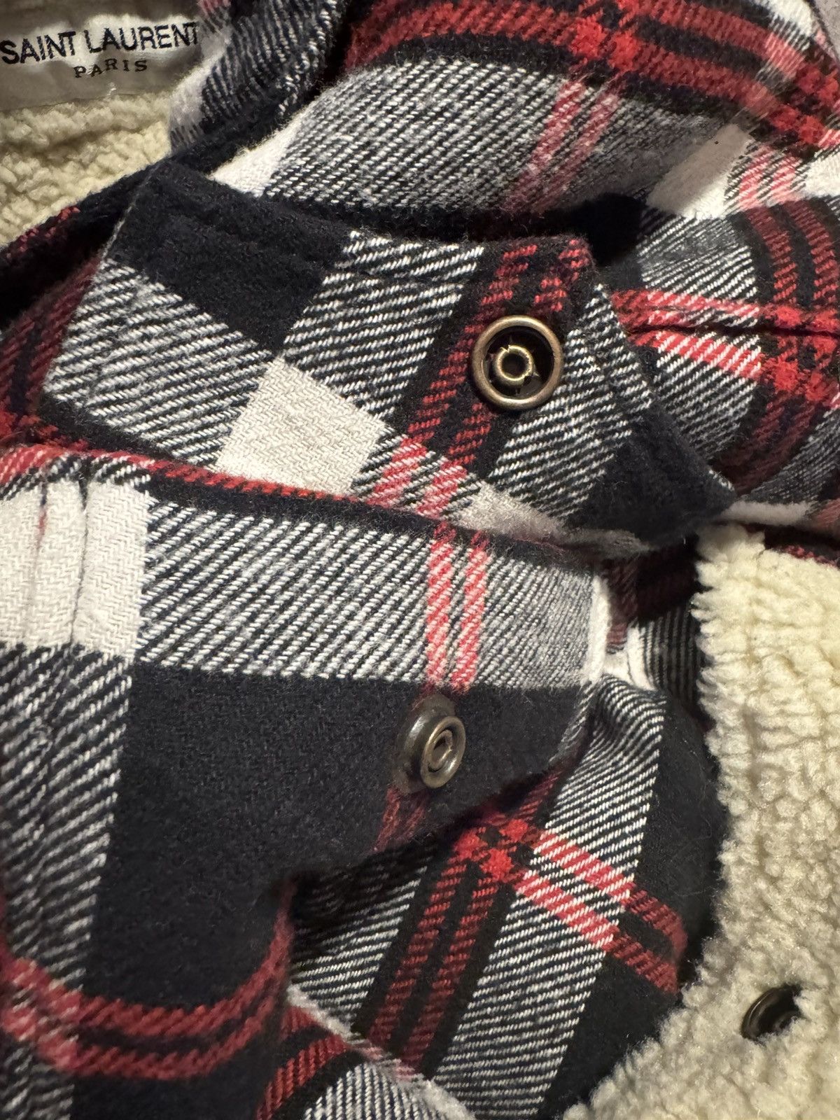 Saint Laurent Paris Saint Laurent Sherling Shirt sizes in photos by tape measure Size US S / EU 44-46 / 1 - 14 Thumbnail