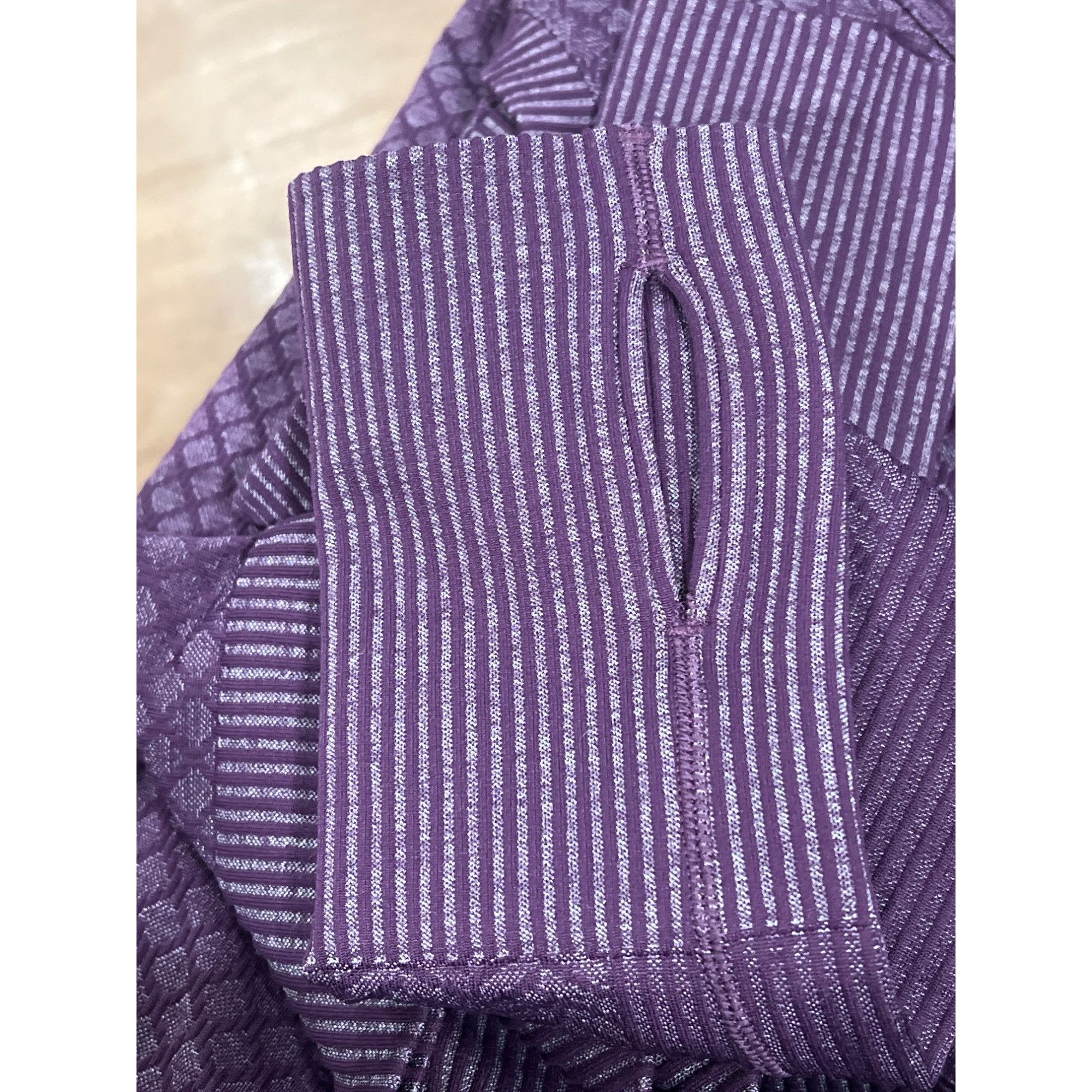 Lululemon Lululemon Rest Less Hoodie *Patchwork Galactic Grape / Silve Size L / US 10 / IT 46 - 7 Thumbnail