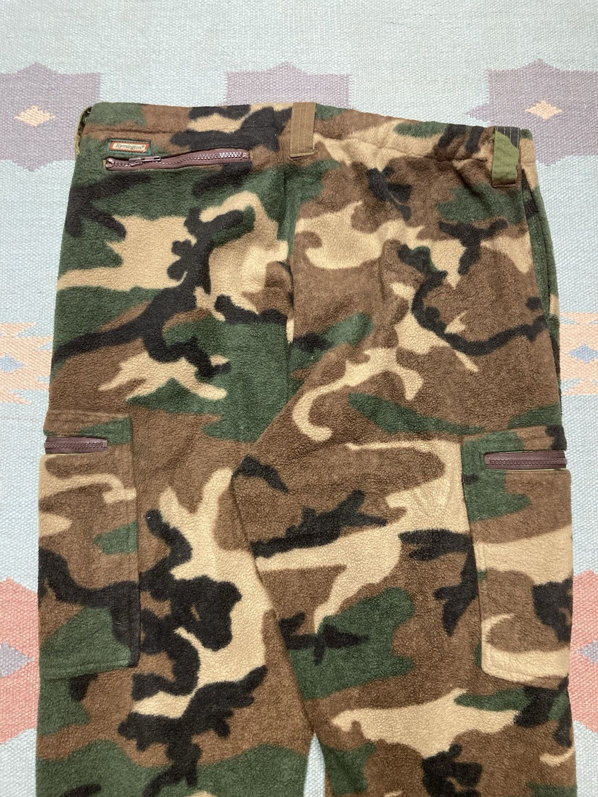 Vintage Remington camo cargo pants fleece soft woodland baggy XXL Size US 36 / EU 52 - 8 Thumbnail