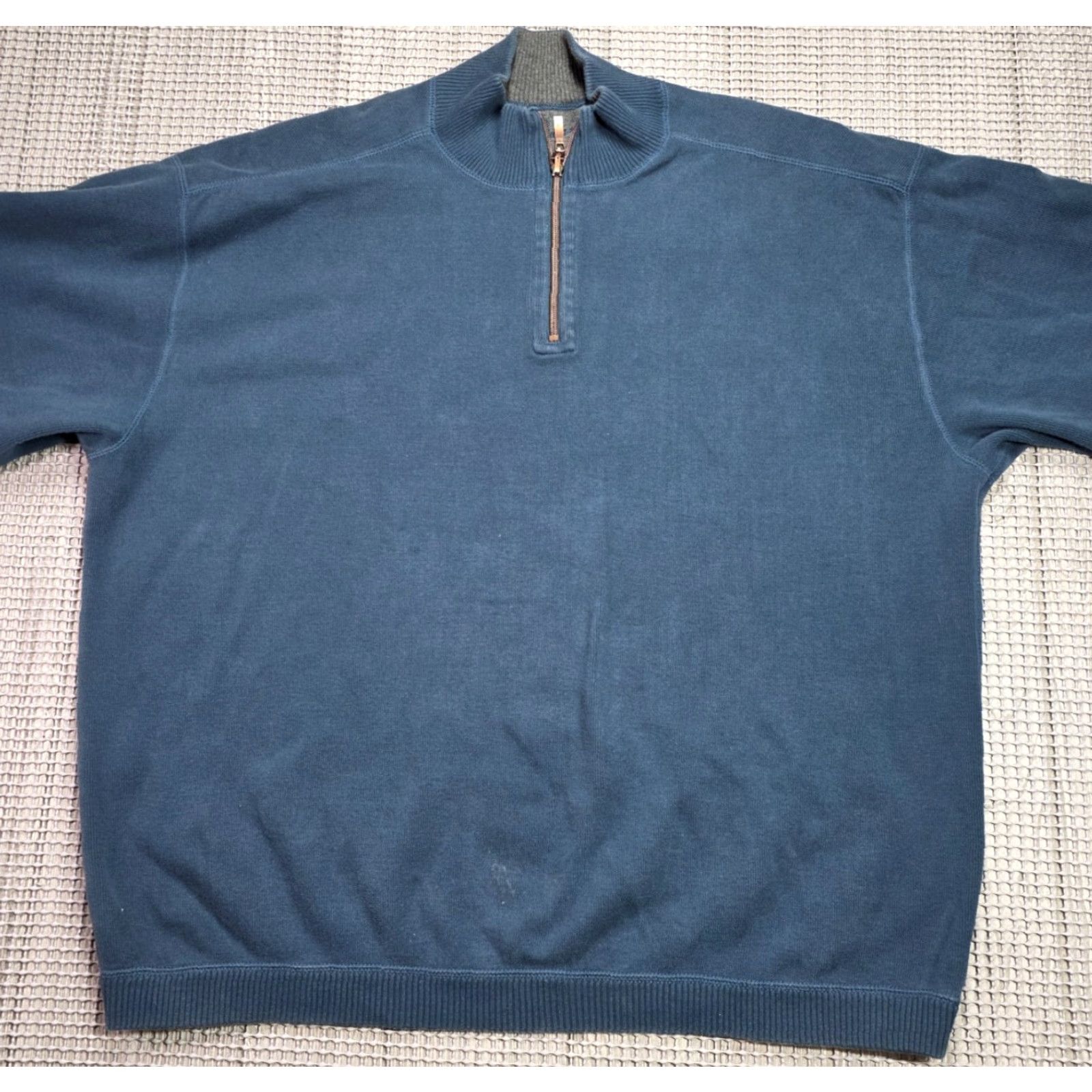 Tommy Bahama Tommy Bahama Sweater XXL Reversible 1/4 Zip Up Heavyweight Gray Green Mens Size US XXL / EU 58 / 5 - 5 Thumbnail