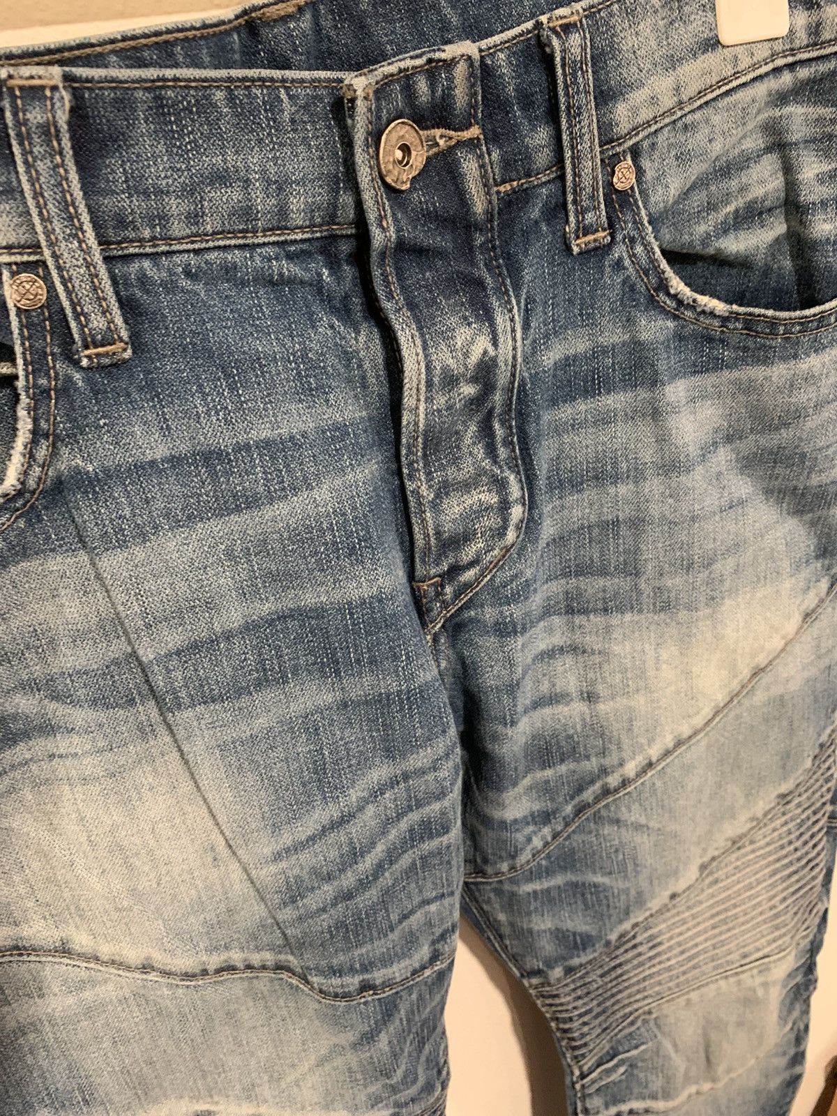 True Religion True Religion Mens Motorcycle Biker Jeans Size US 32 / EU 48 - 5 Thumbnail