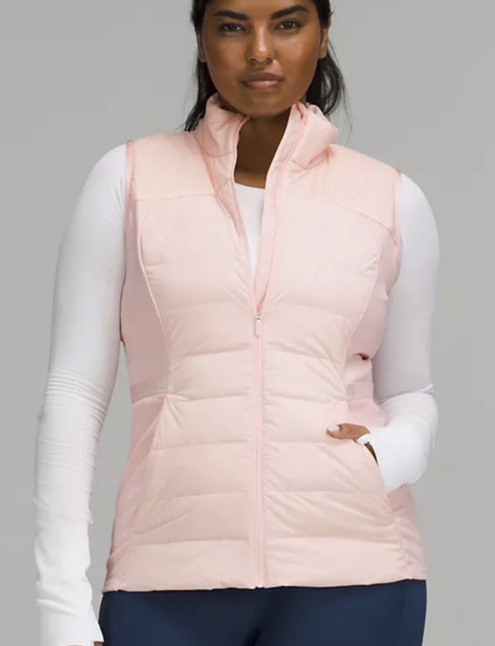 image of Down Vest Lululemon Size 4 in Pink, Women's