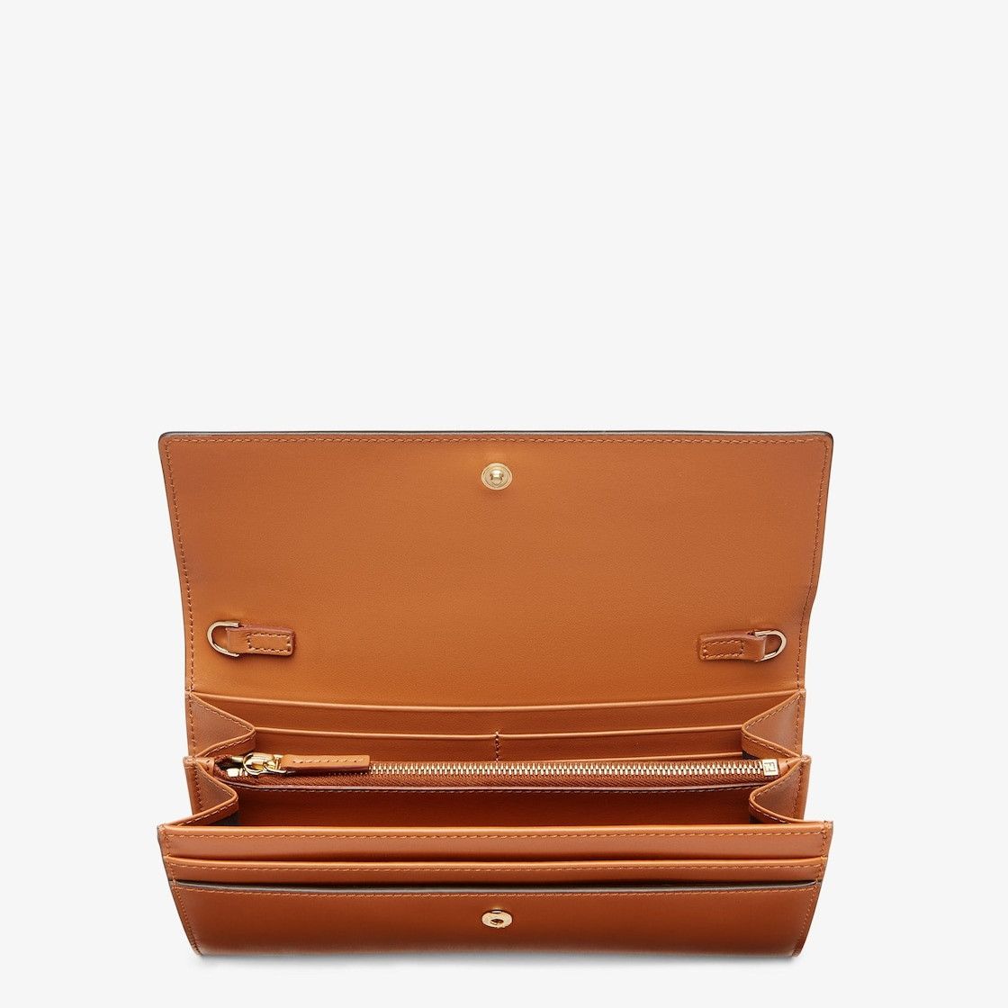 Fendi o1s1wg111224 Size: OS / Roma Wallet in Brown Size ONE SIZE - 4 Thumbnail
